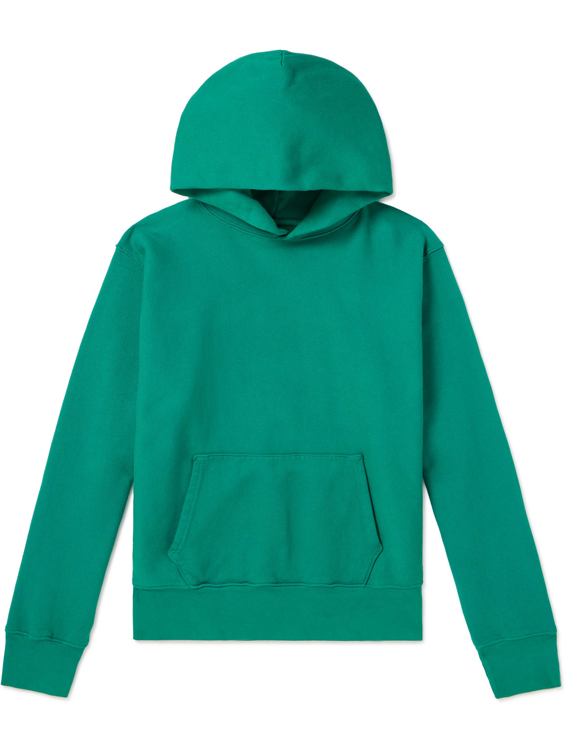 Garment-Dyed Cotton-Jersey Hoodie
