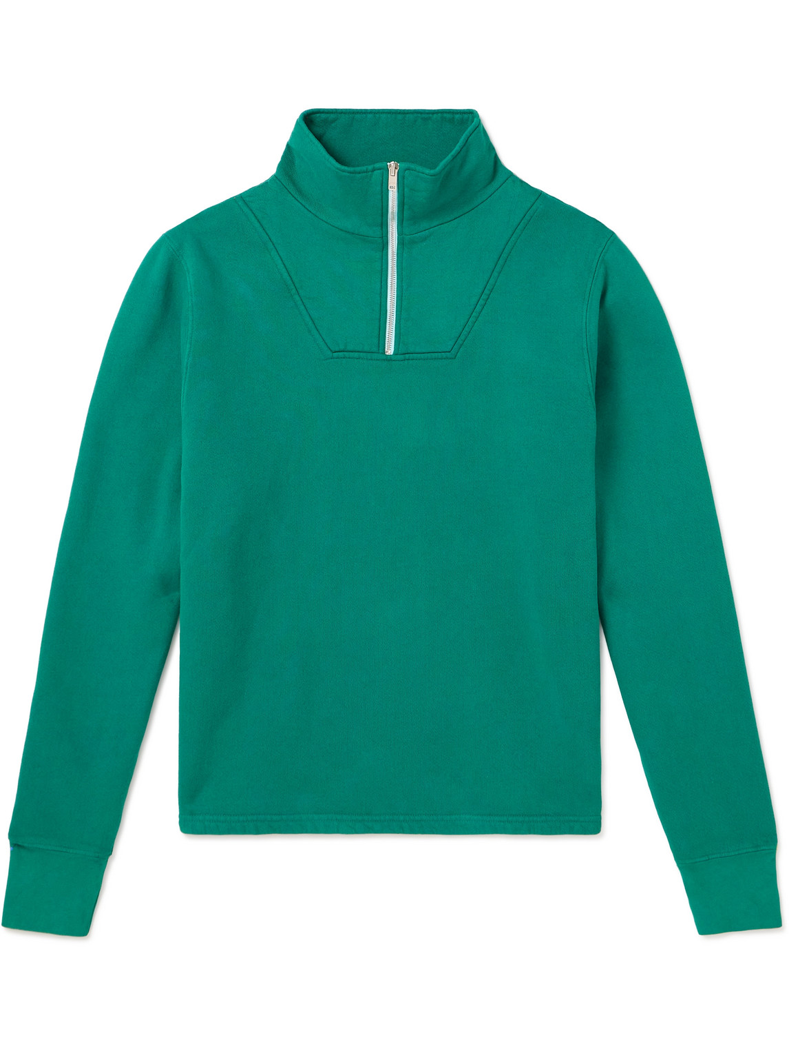 Yacht Cotton-Jersey Zip-Up Sweatshirt