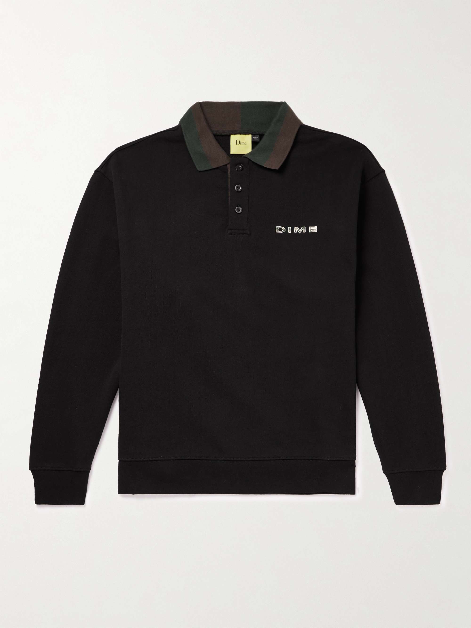 DIME Logo-Embroidered Cotton-Jersey Sweatshirt for Men | MR PORTER