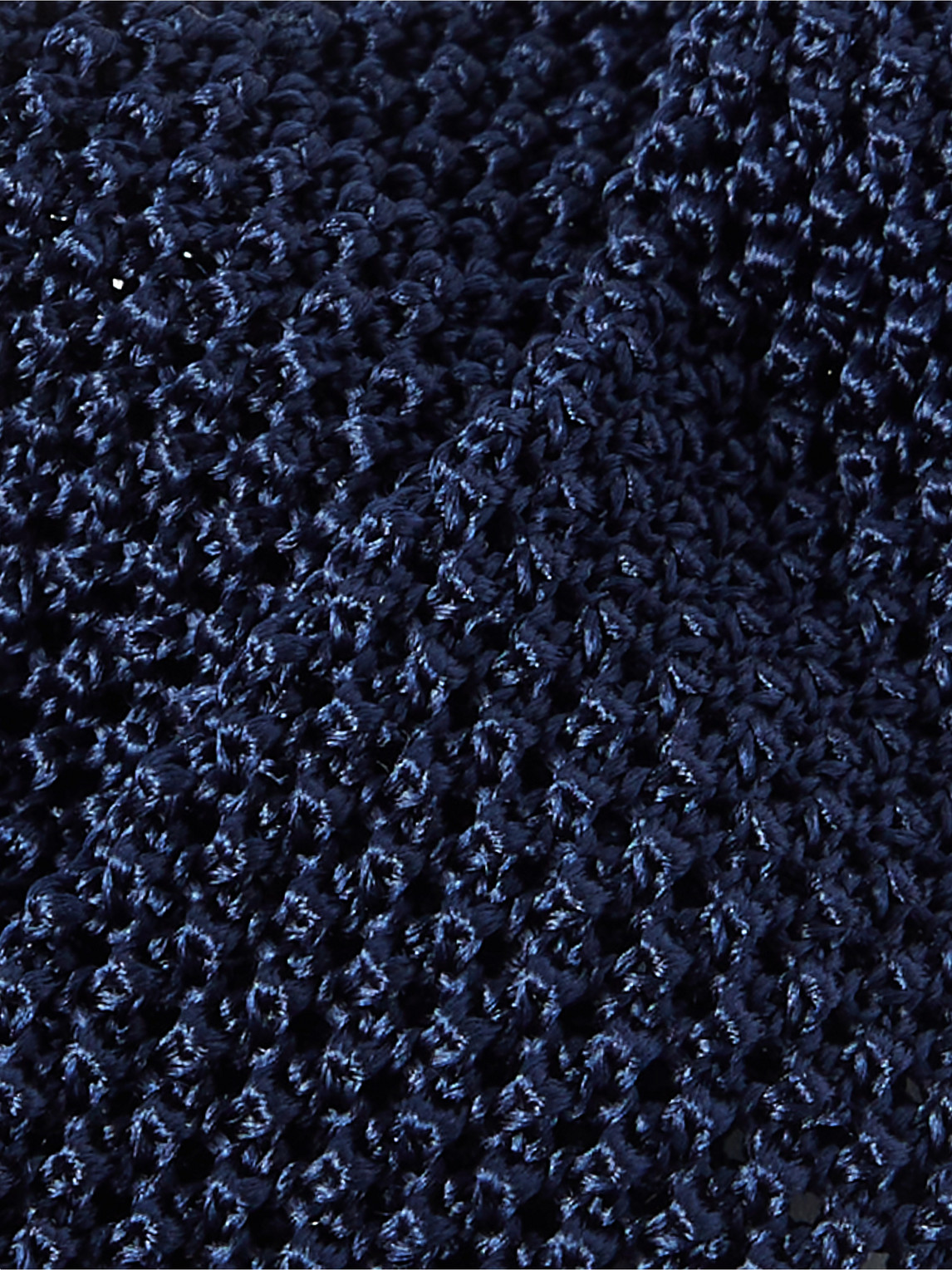 Shop Charvet 5cm Knitted Silk Tie In Blue