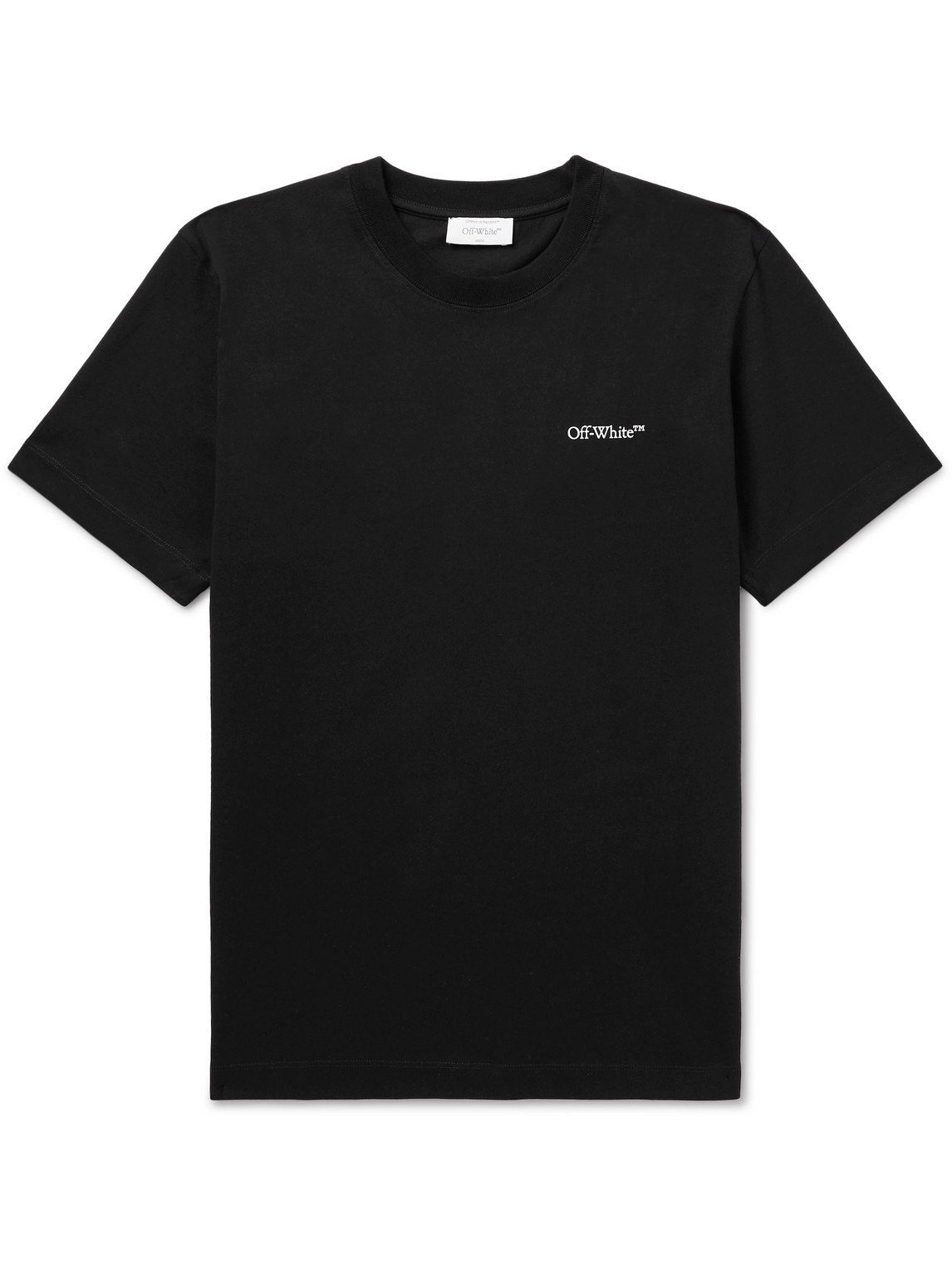 OFF-WHITE – Slim-Fit Logo-Print Cotton-Jersey T-Shirt