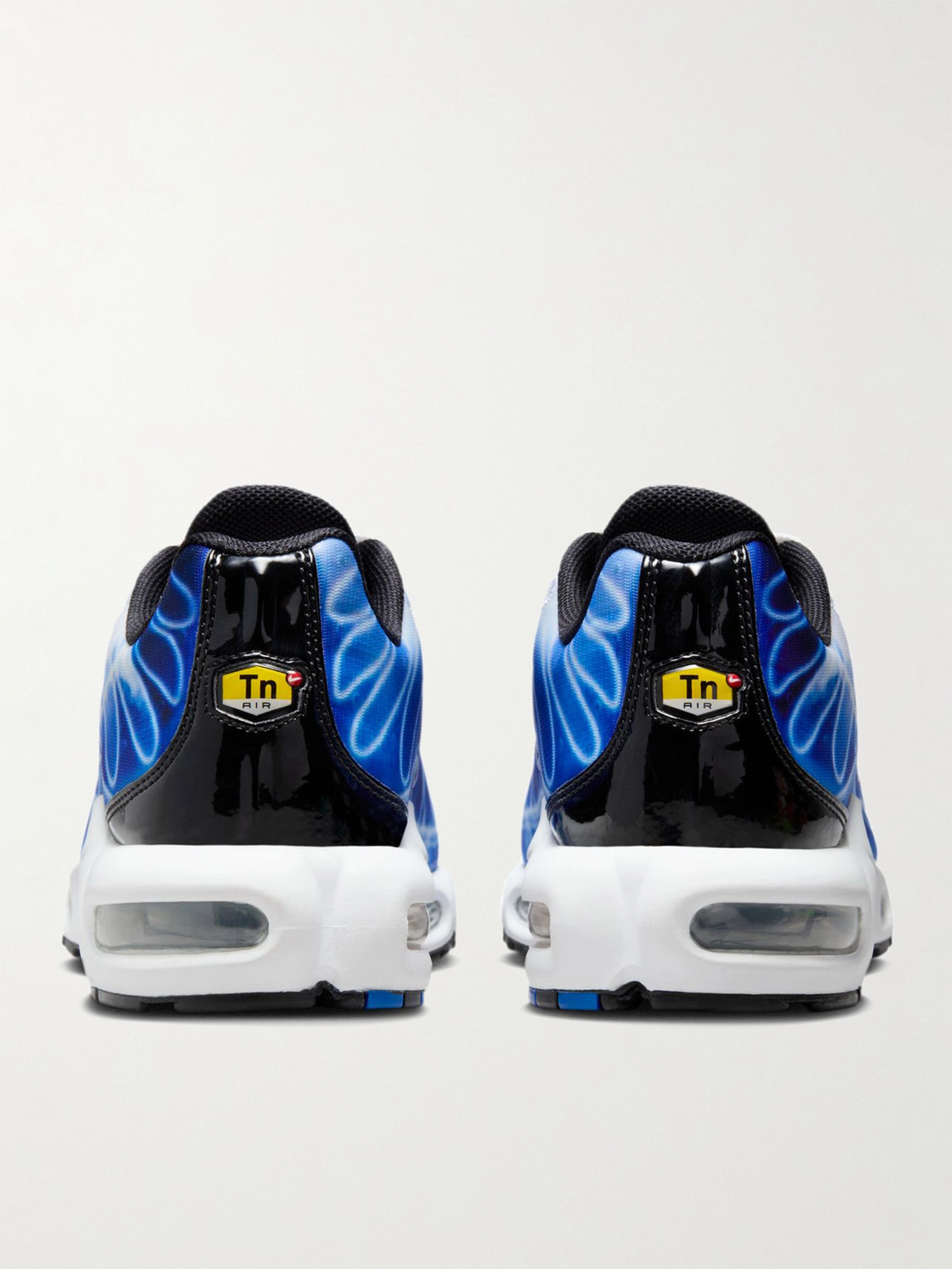 Shop Nike Air Max Plus Light Photography Printed Mesh Sneakers In Blue