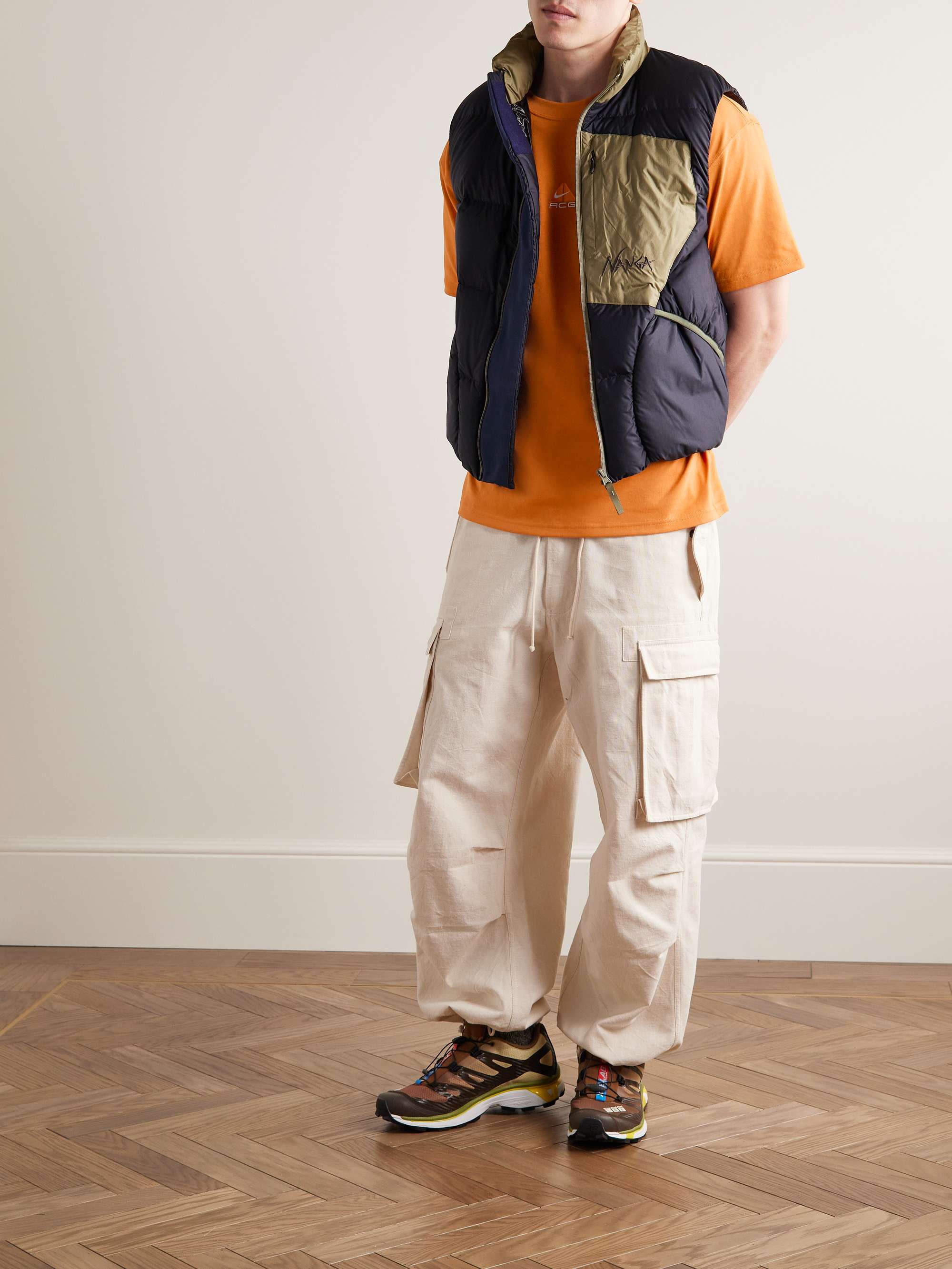 NIKE ACG Logo-Embroidered Jersey T-Shirt