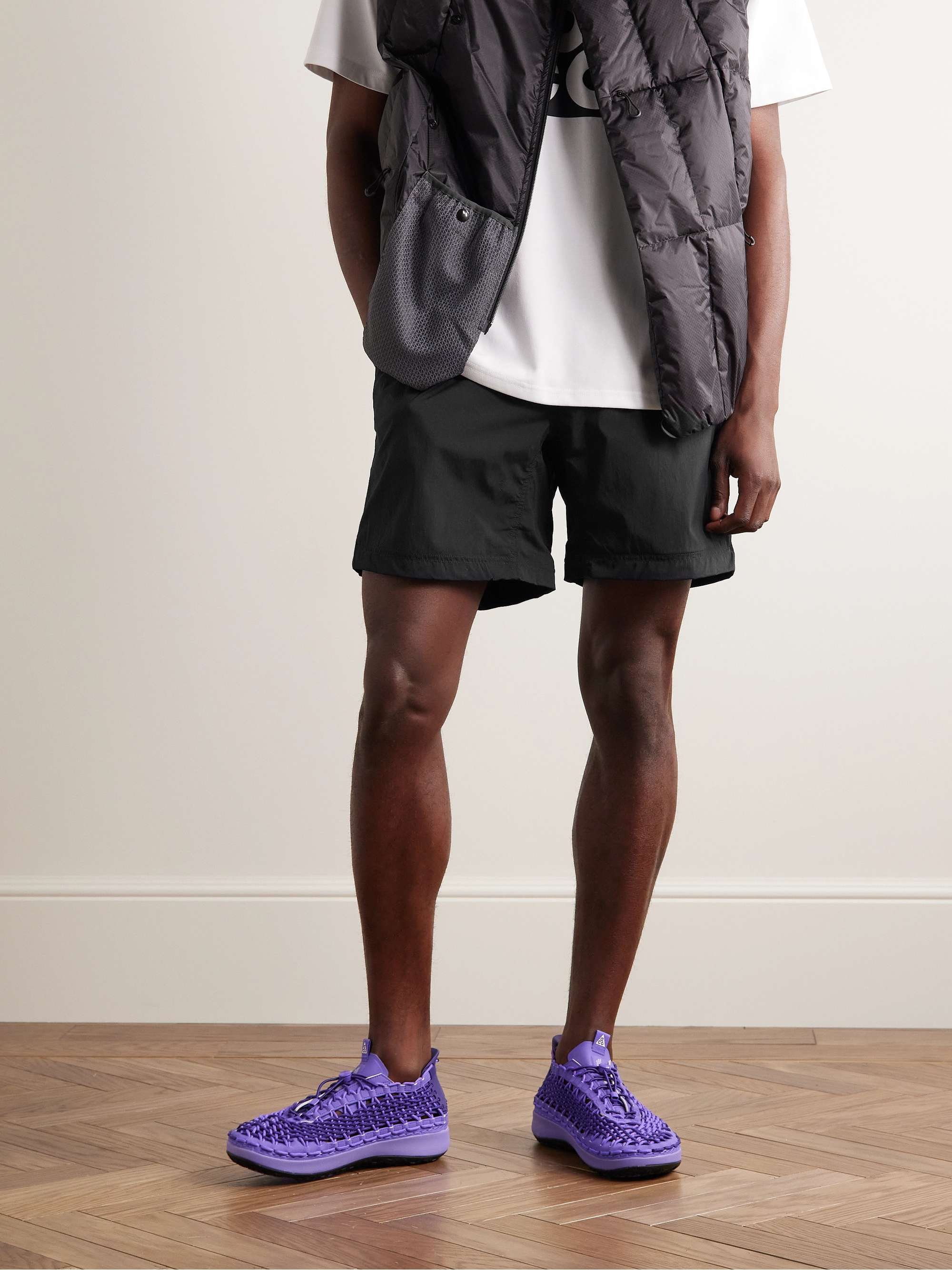 NIKE ACG Straight-Leg Convertible Belted Shell Trousers