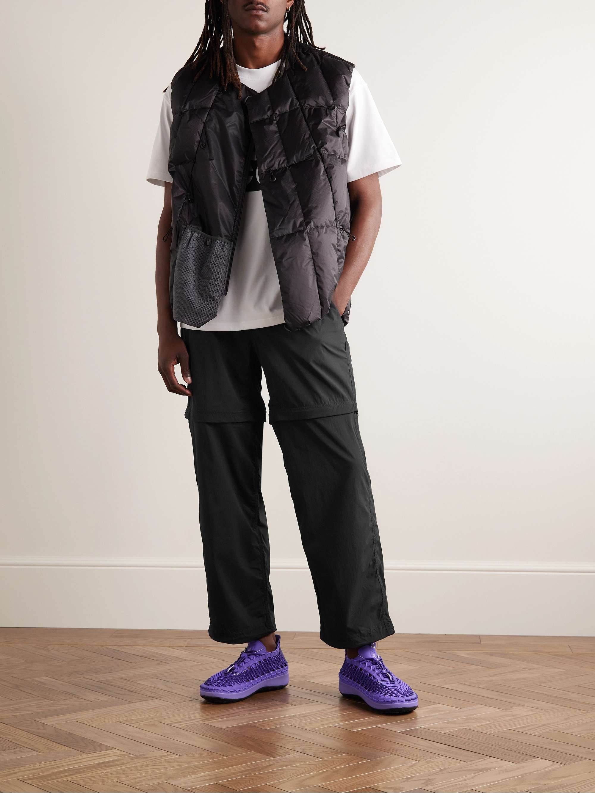 NIKE ACG Straight-Leg Convertible Belted Shell Trousers