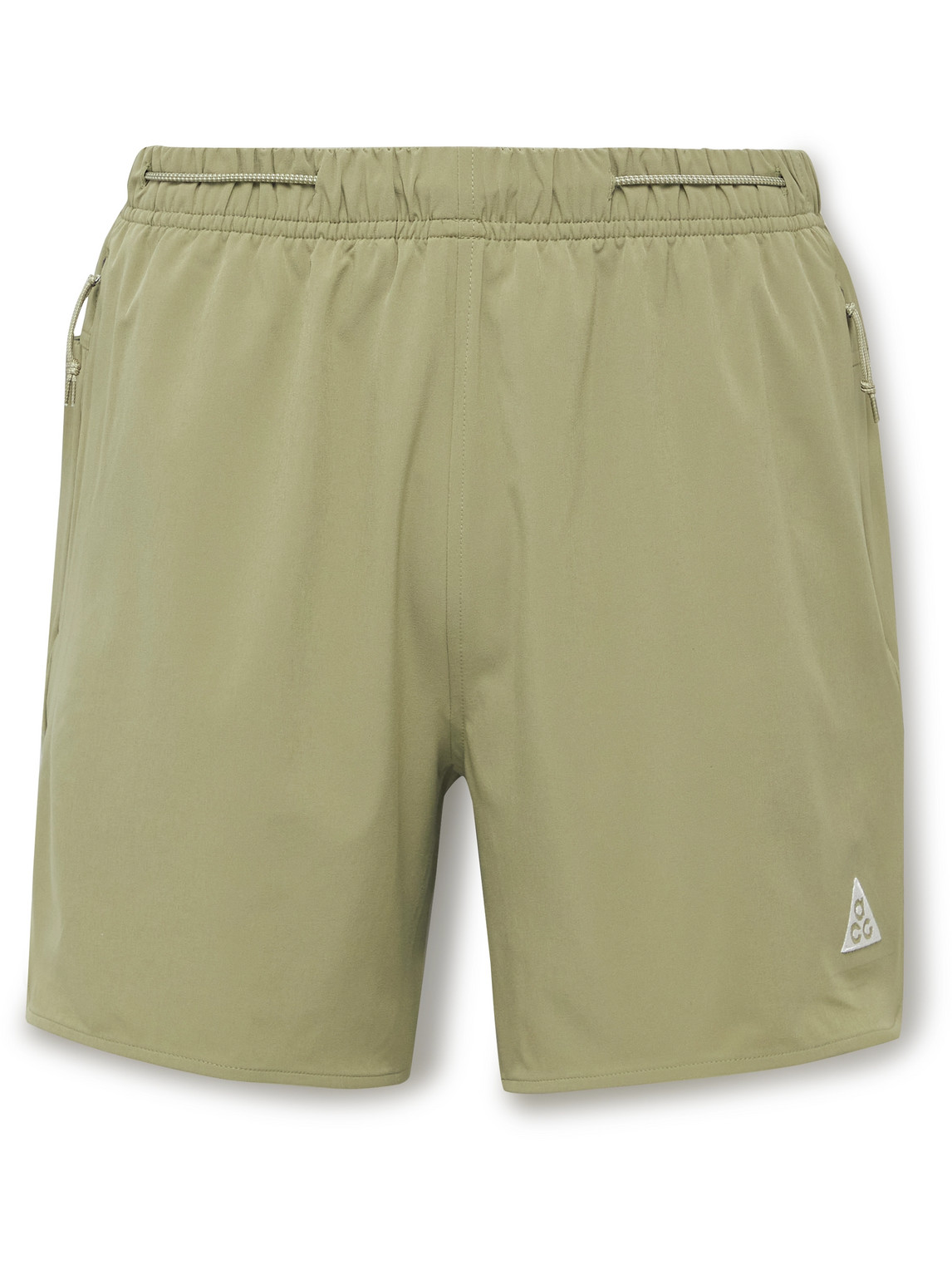 Nike Acg New Sands Straight-leg Stretch-shell Shorts In Brown