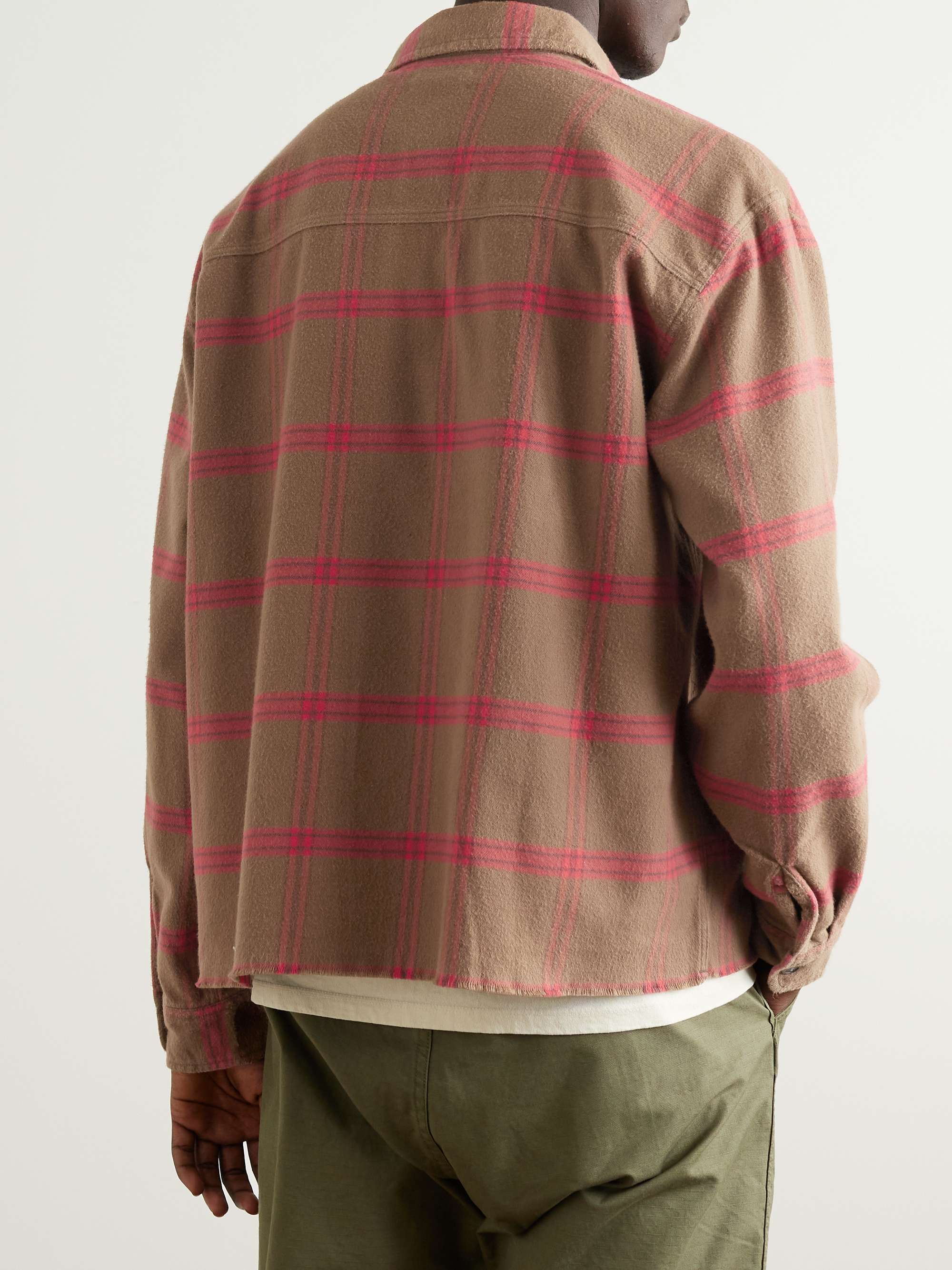 JOHN ELLIOTT Hemi Checked Cotton-Flannel Shirt for Men | MR PORTER