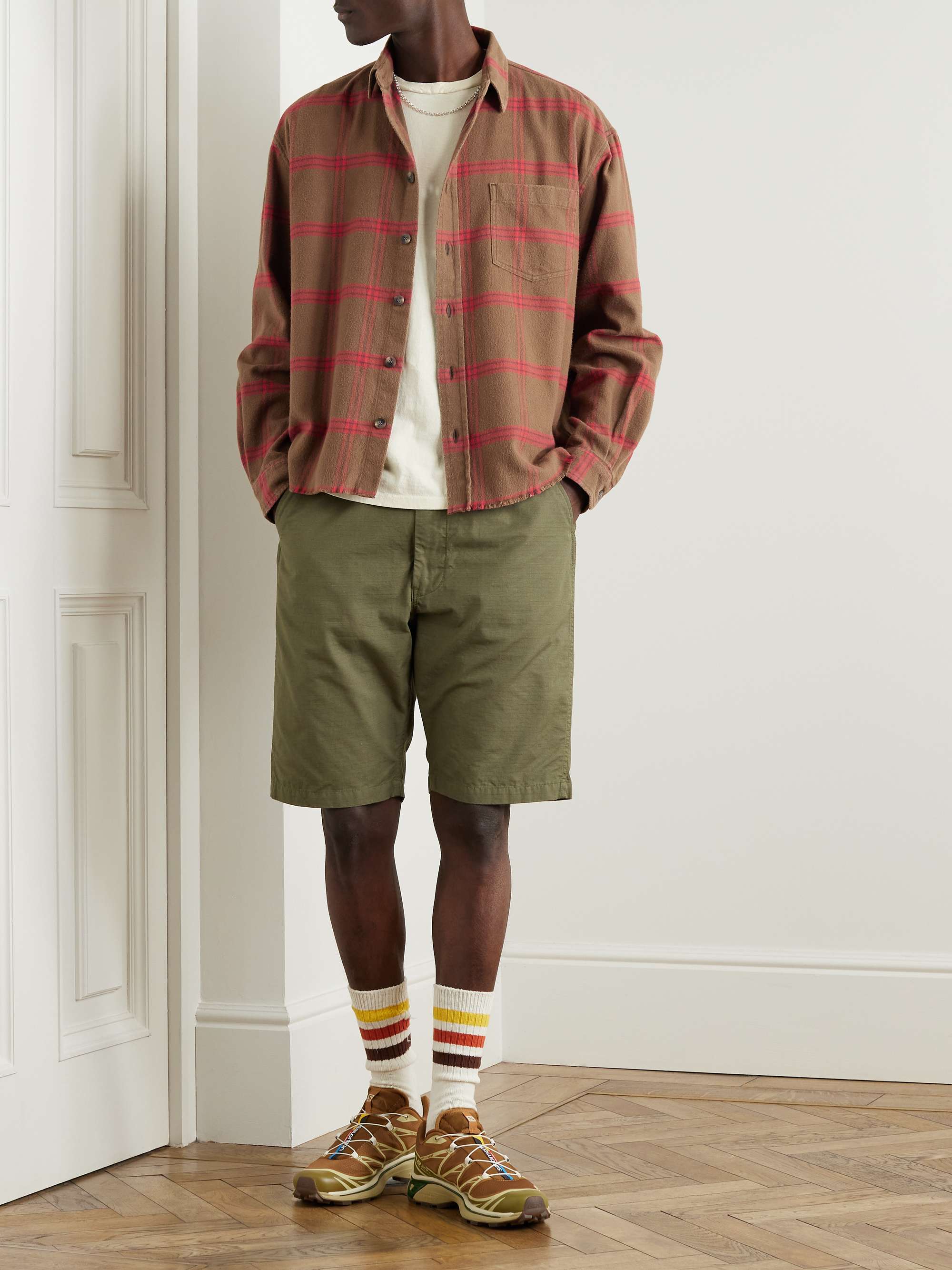 JOHN ELLIOTT Hemi Checked CottonFlannel Shirt for Men MR PORTER