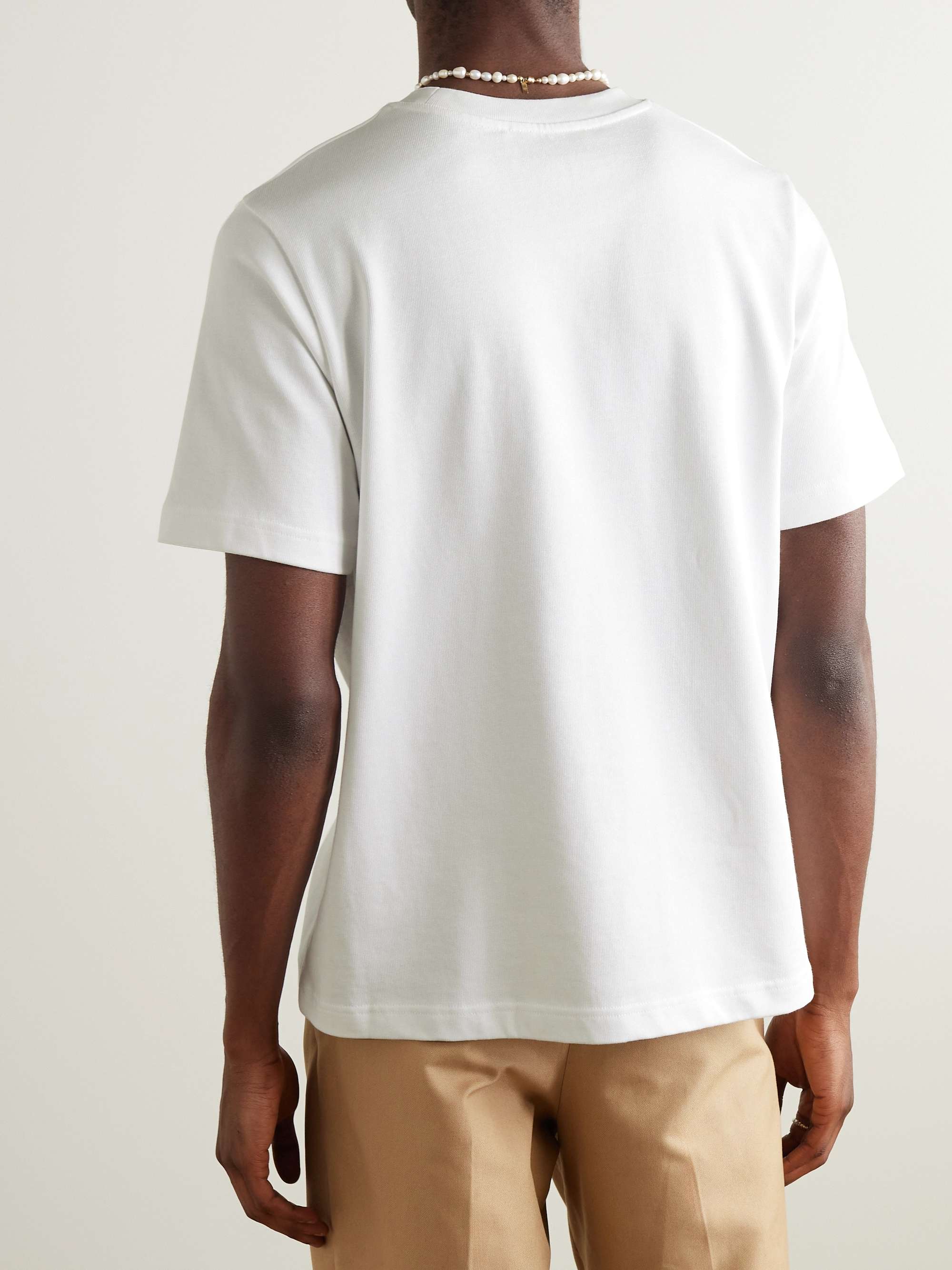 CASABLANCA Casa Sport Logo-Print Organic Cotton-Jersey T-Shirt for Men ...