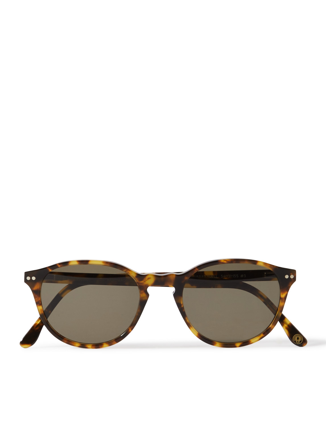 Kimeze Khari Round-frame Tortoiseshell Acetate Sunglasses
