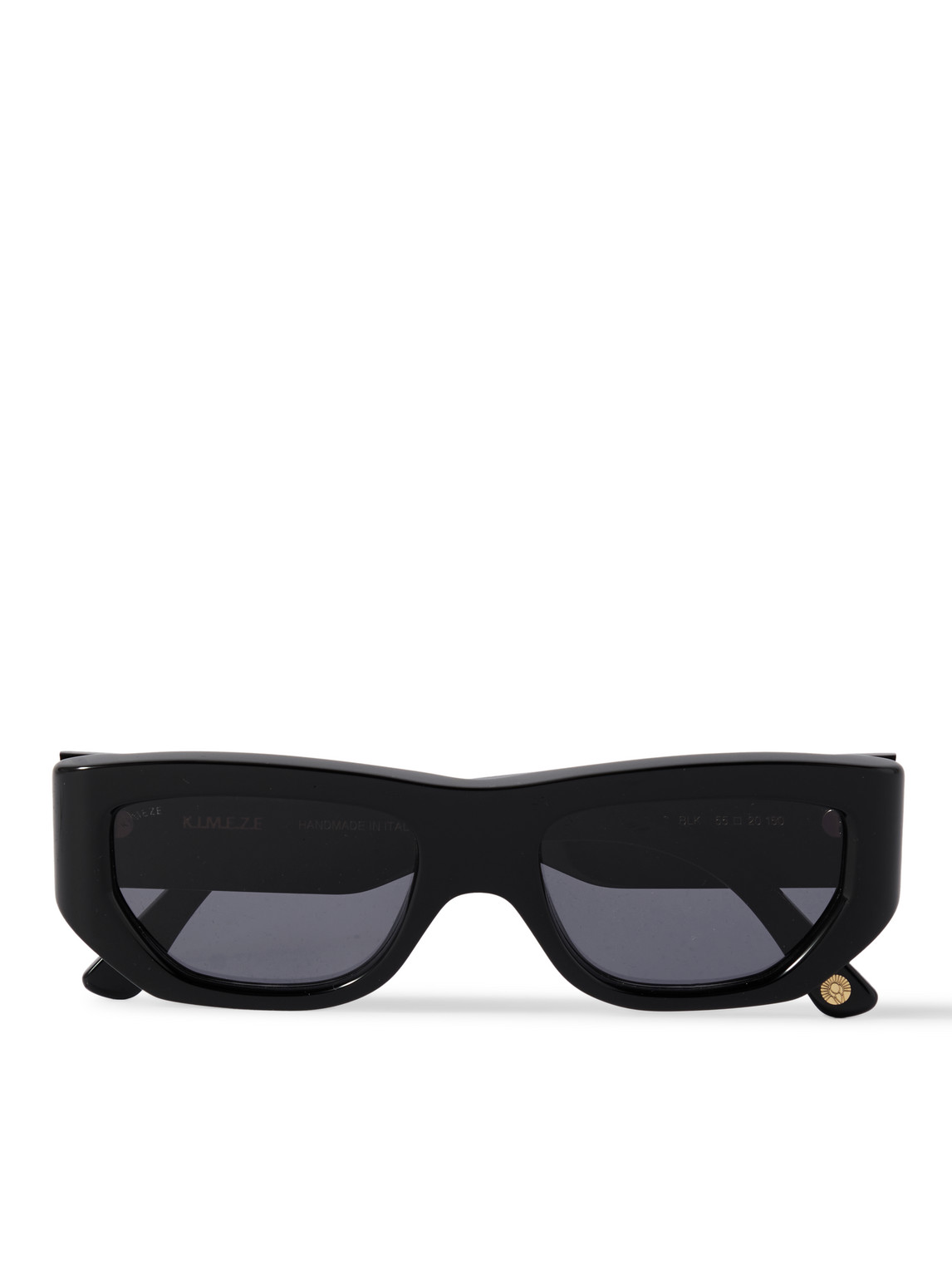 Kimeze D-frame Acetate Sunglasses In Black