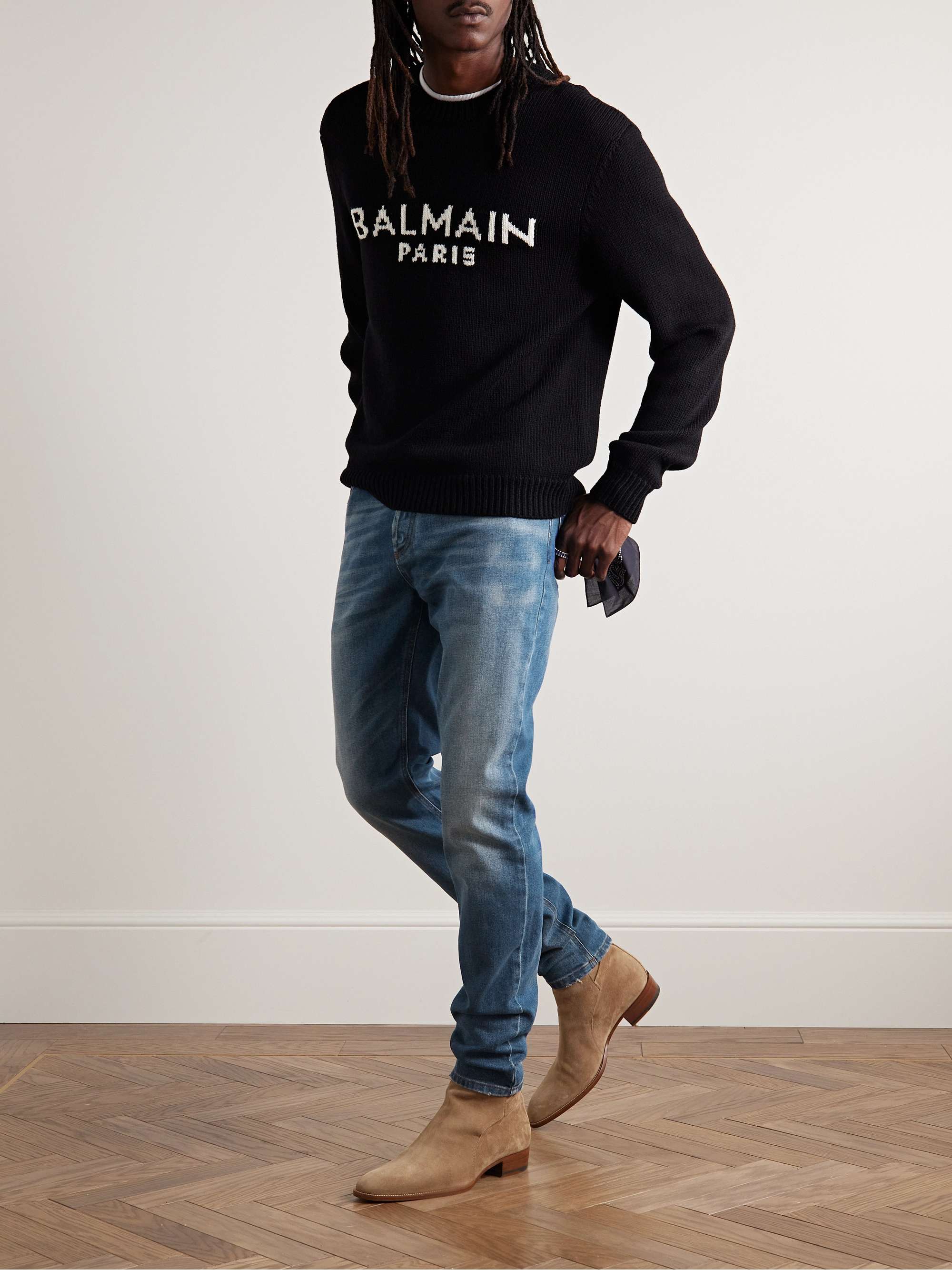 BALMAIN Slim-Fit Jeans for Men | MR PORTER