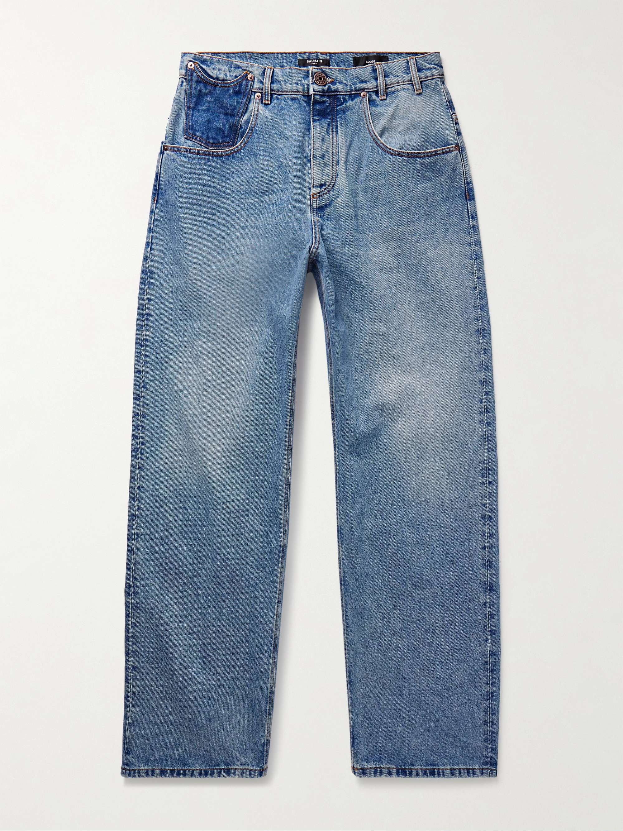 Balmain ripped best sale jeans for men