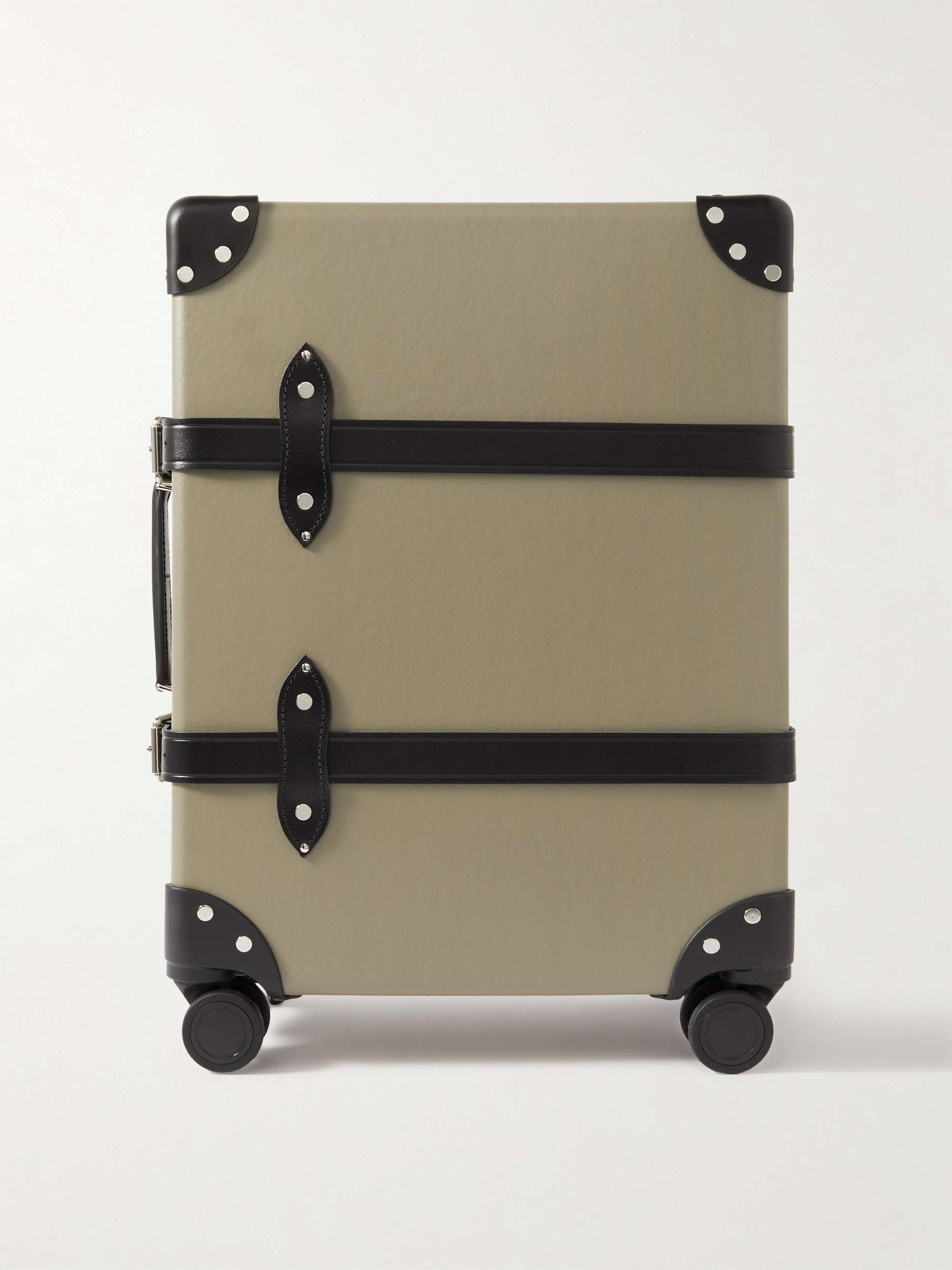 Centenary Leather Trimmed Carry On Suitcase