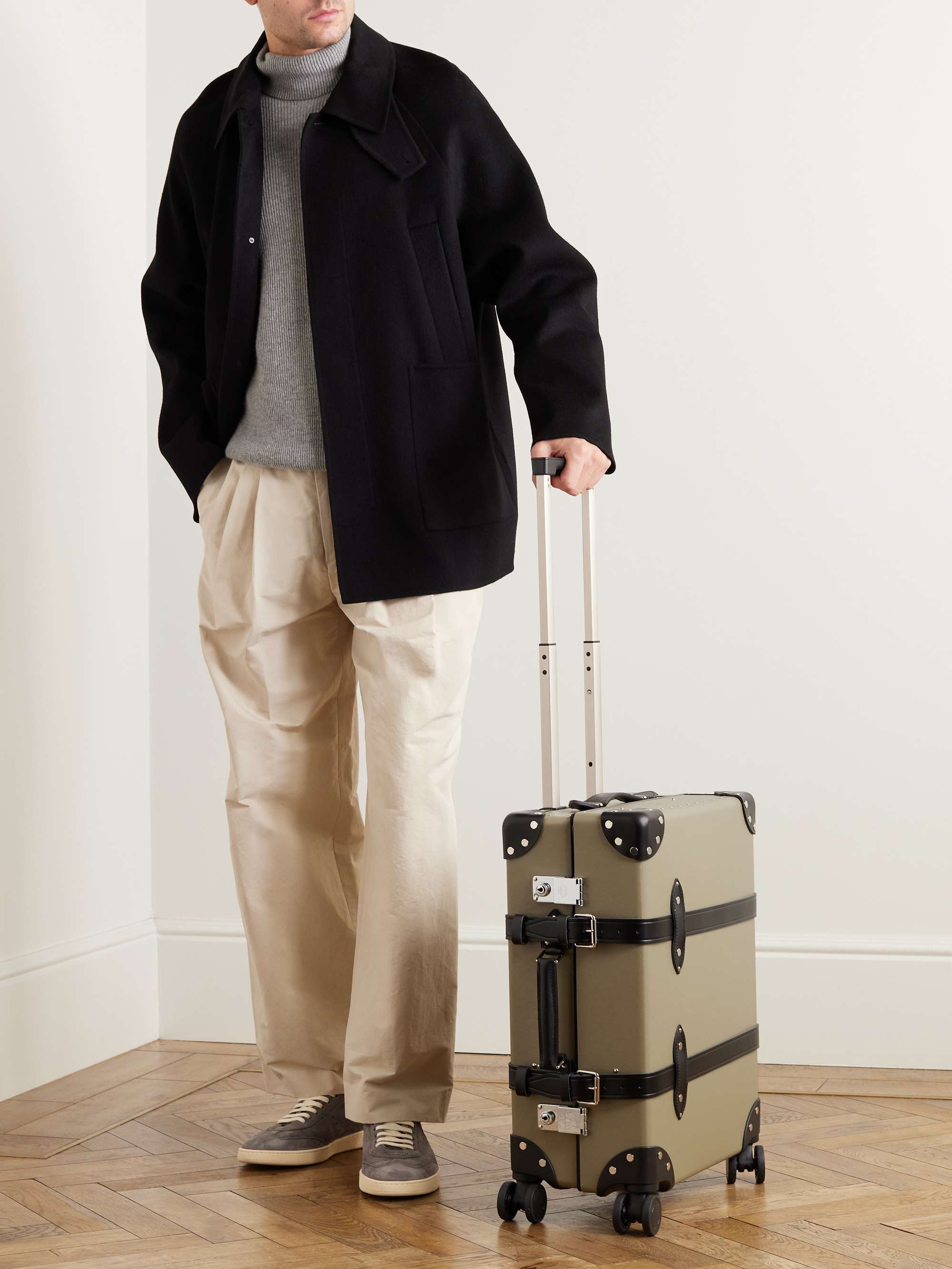 GLOBE-TROTTER Centenary Leather-Trimmed Carry-On Suitcase for Men | MR ...