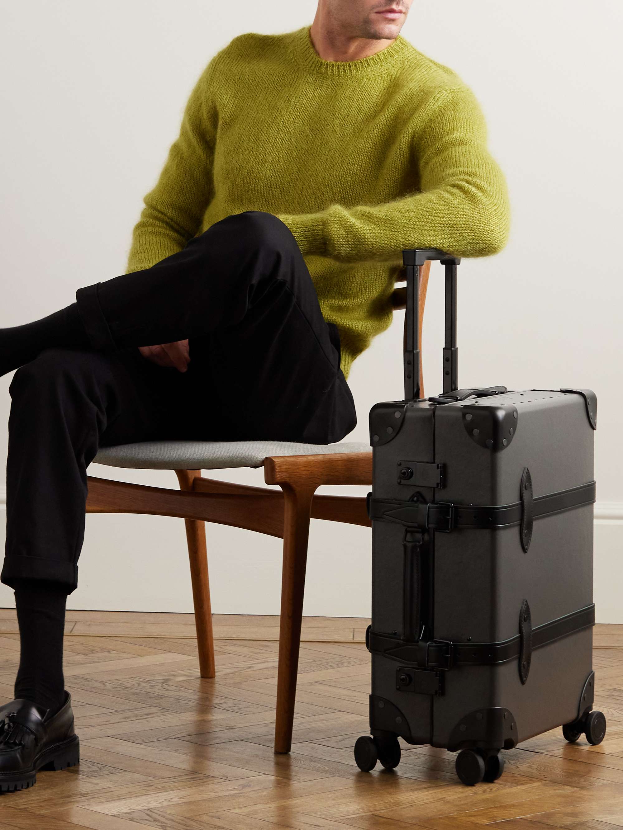 GLOBE-TROTTER Centenary Leather-Trimmed Carry-On Suitcase for Men | MR ...