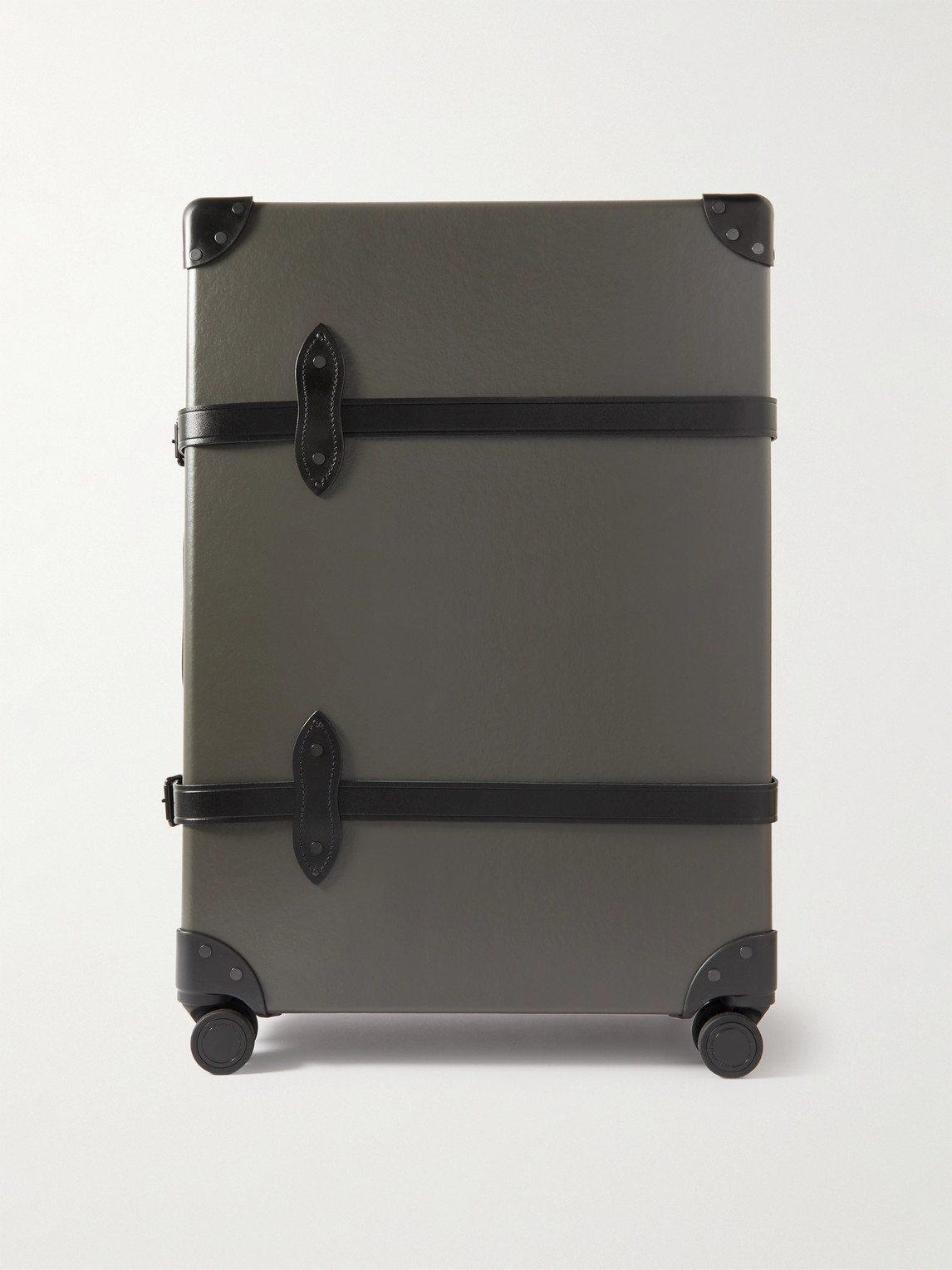 Globe-trotter Centenary 30" Leather-trimmed Suitcase In Gray