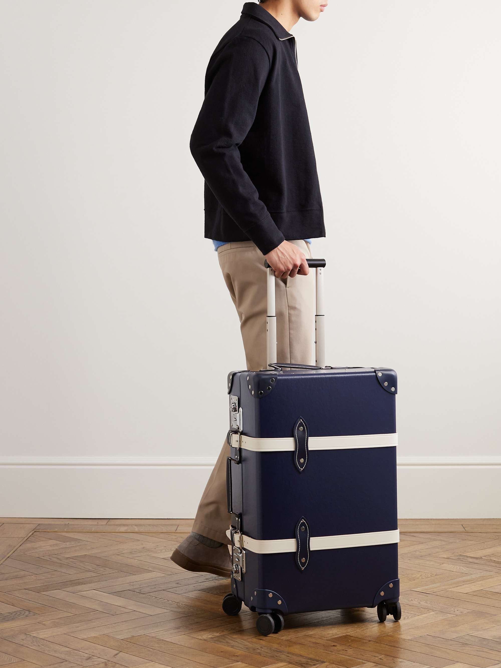 GLOBE-TROTTER Centenary 15" Leather-Trimmed Suitcase