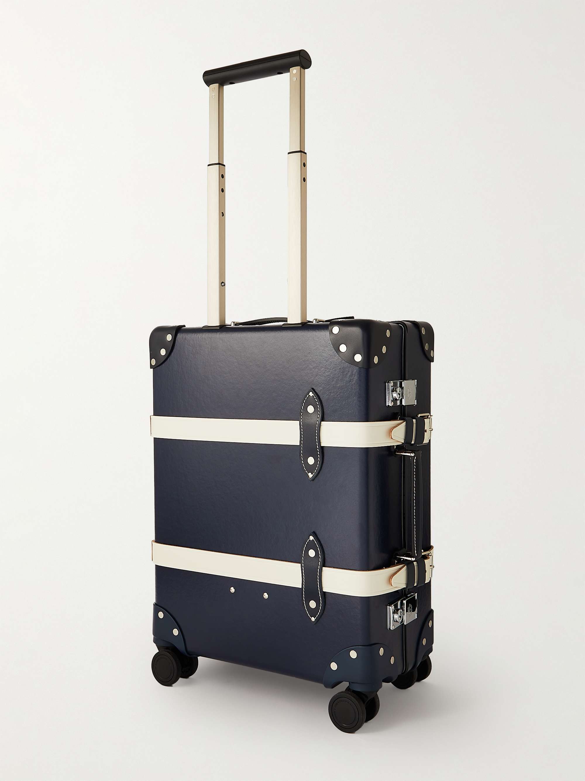 GLOBE-TROTTER Centenary Leather-Trimmed Carry-On Suitcase