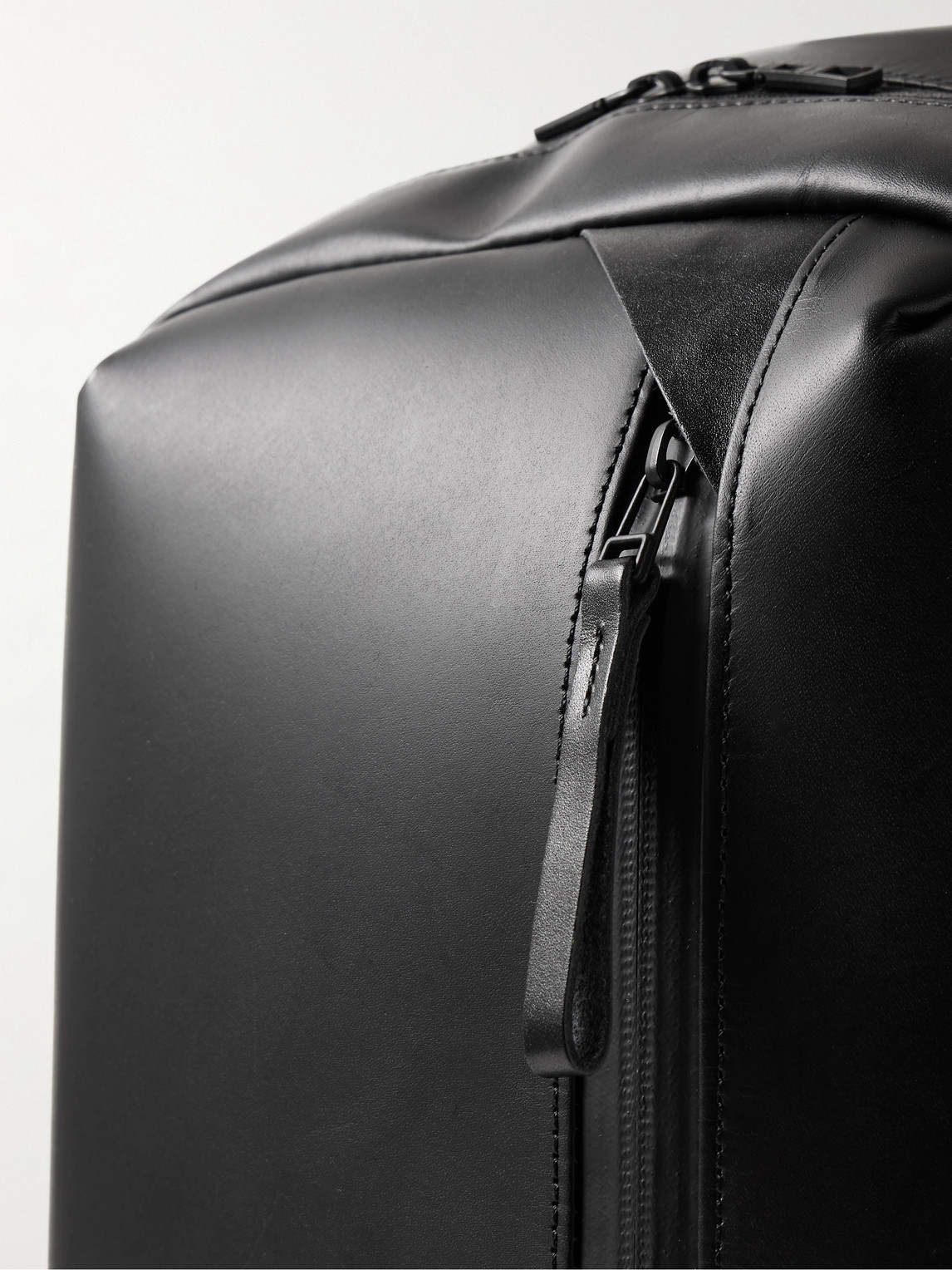 Slick Logo-Appliquéd Leather and CORDURA® Ballistic Nylon Backpack - Men | Image | 4