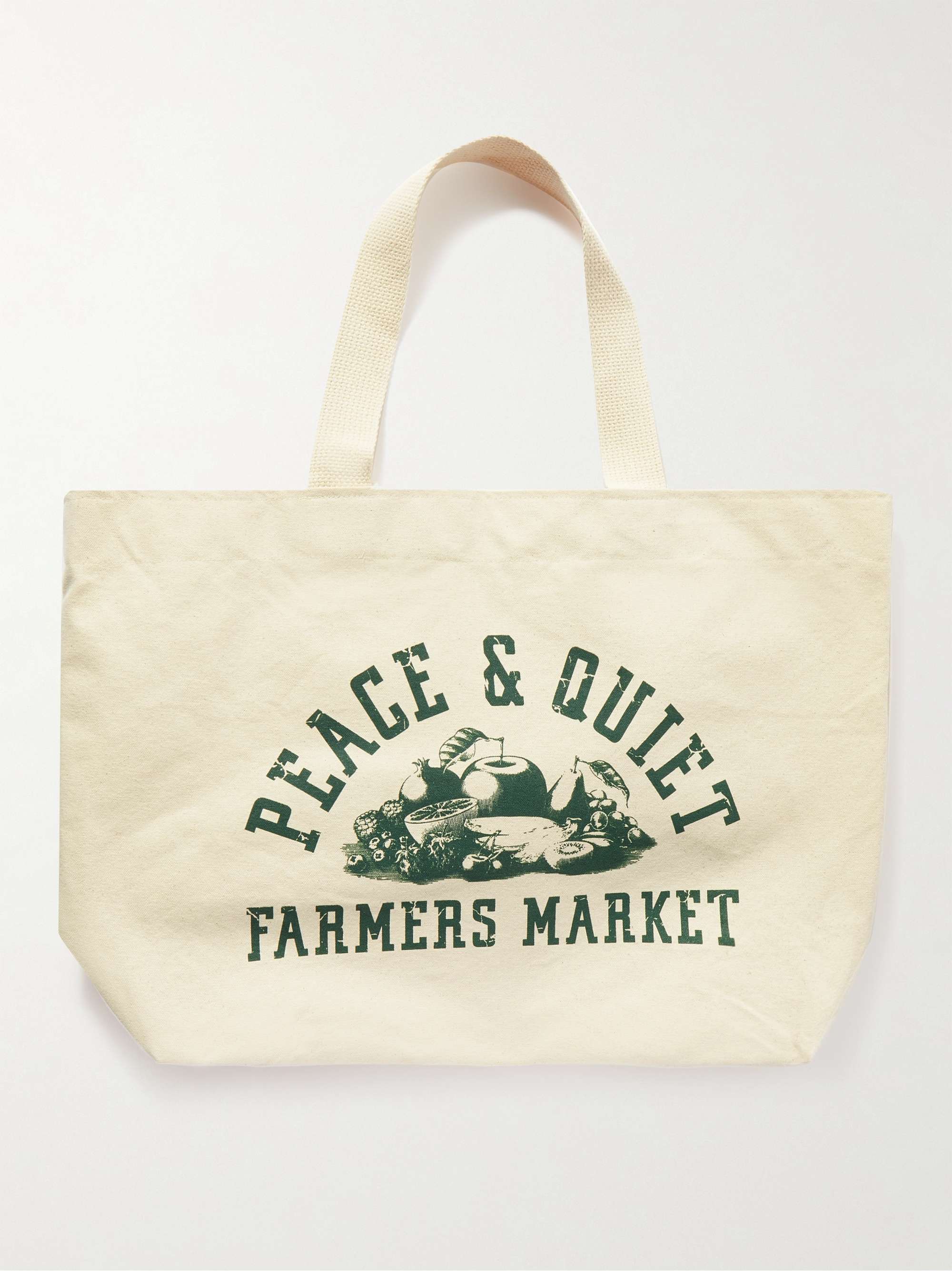 Palais Royal Logo-Print Cotton-Canvas Tote Bag