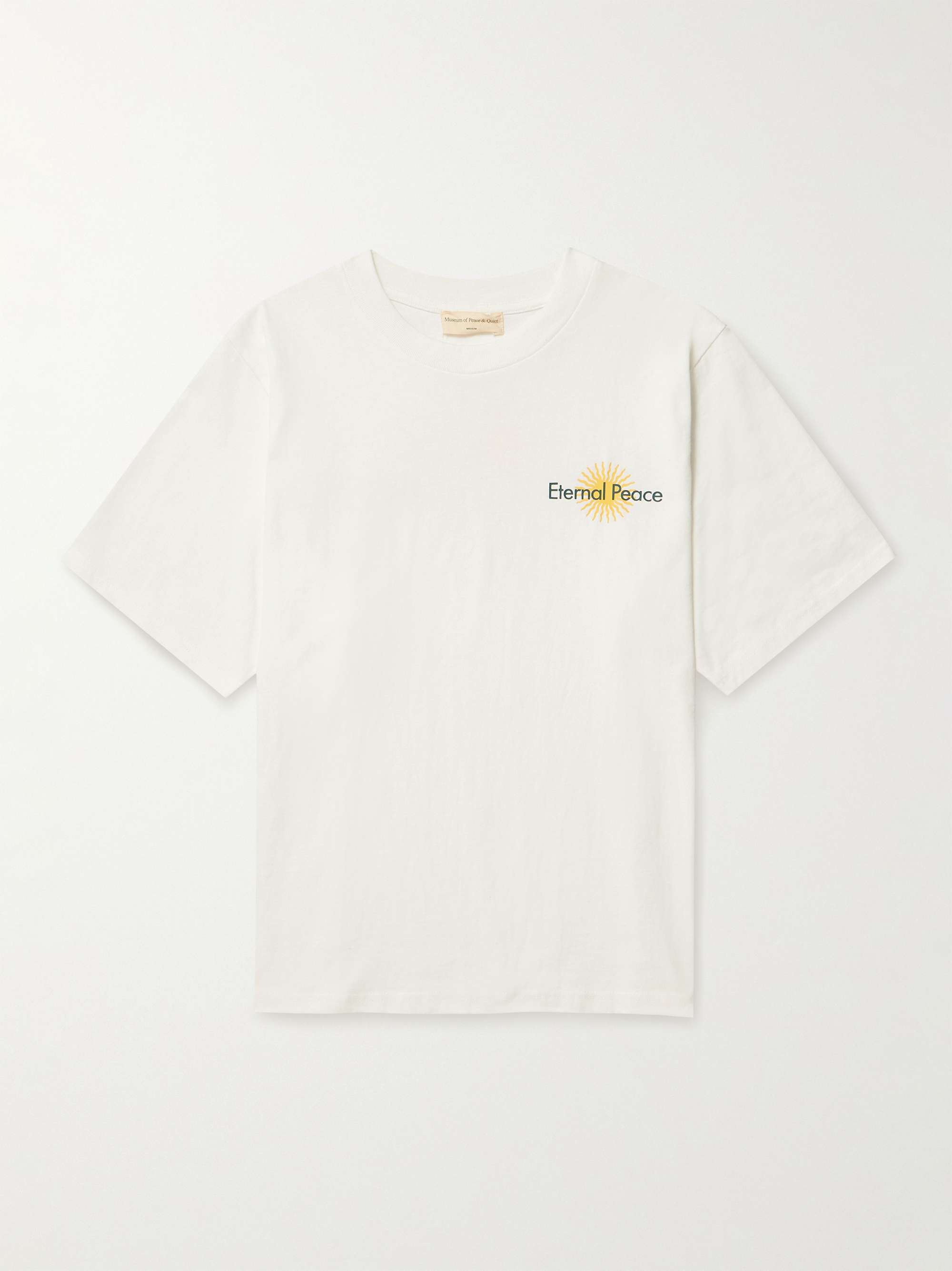 MUSEUM OF PEACE & QUIET Eternal Peace Printed Cotton-Jersey T-Shirt