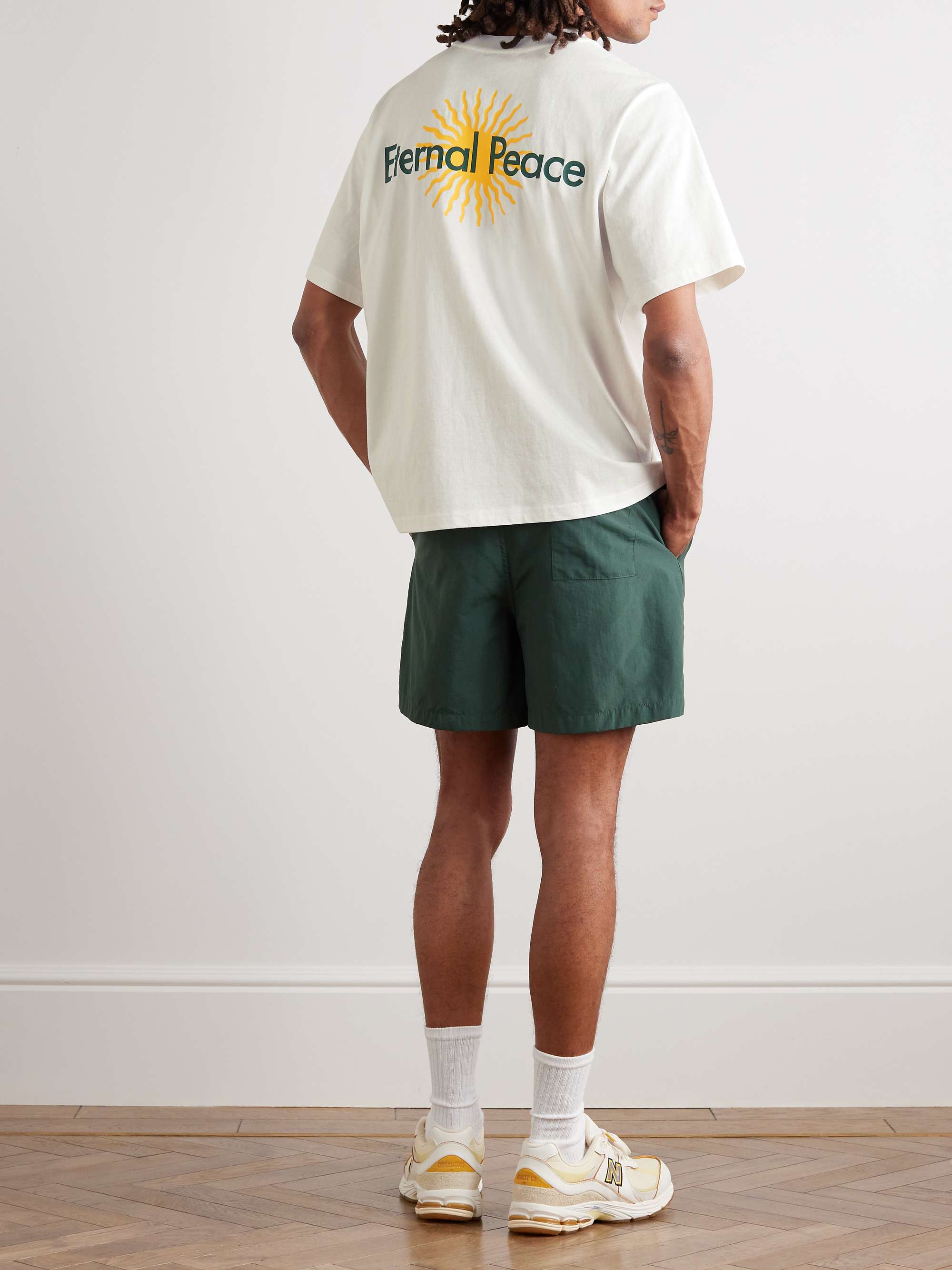 MUSEUM OF PEACE & QUIET Eternal Peace Printed Cotton-Jersey T-Shirt