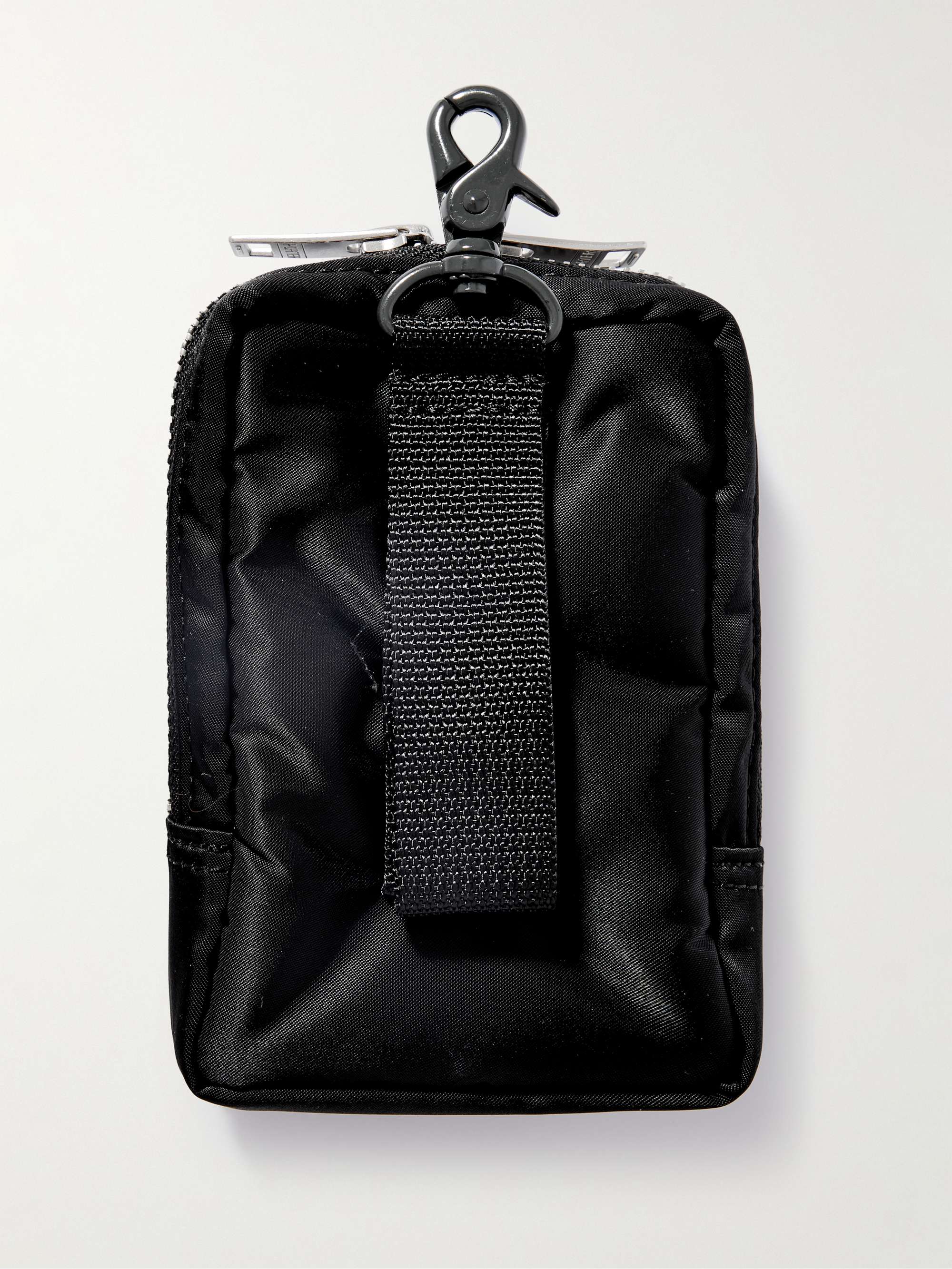 PORTER-YOSHIDA & CO Tanker Logo-Appliquéd Grosgrain-Trimmed Twill Pouch