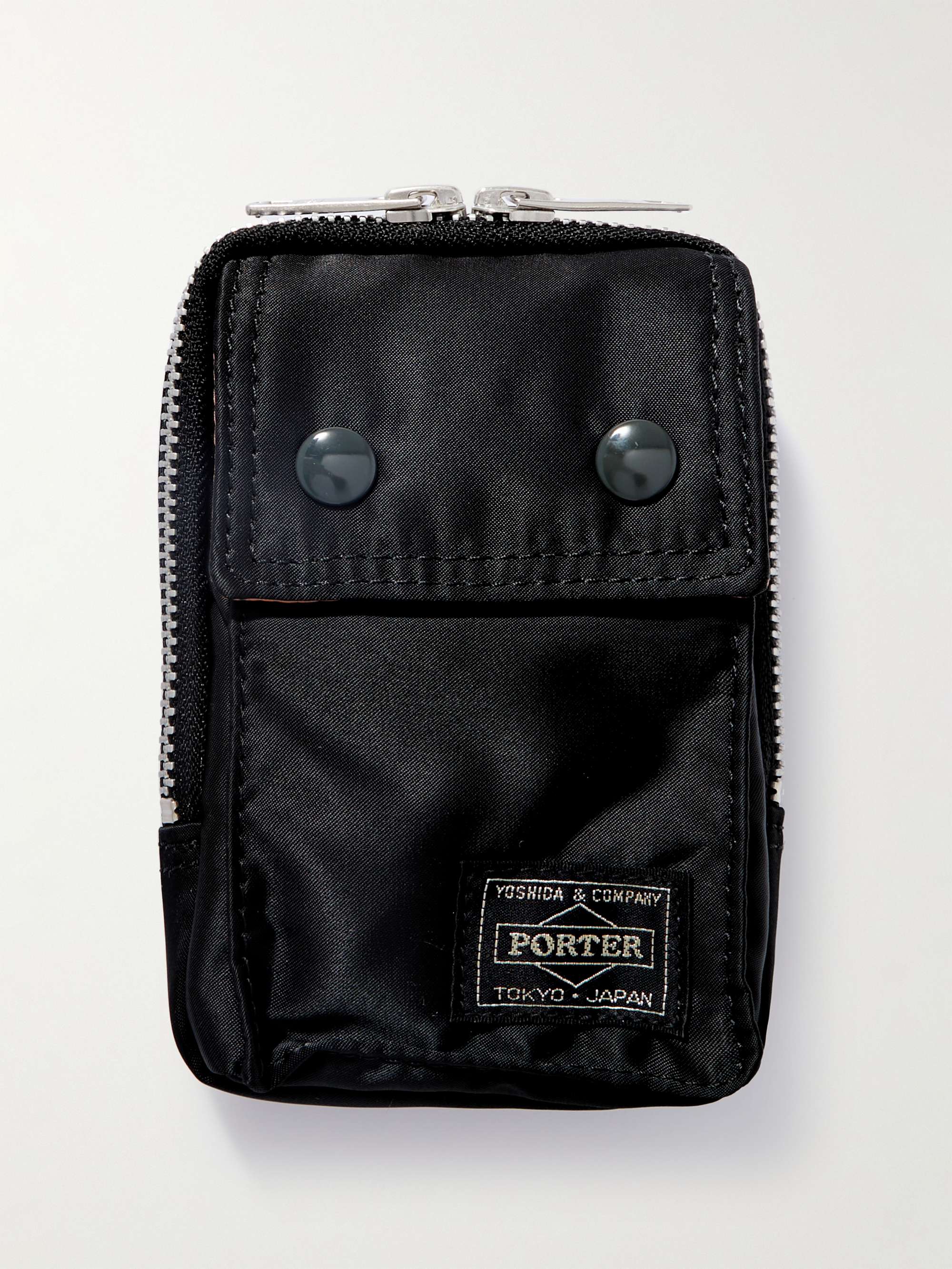 Tanker Logo-Appliquéd Grosgrain-Trimmed Nylon-Twill Pouch