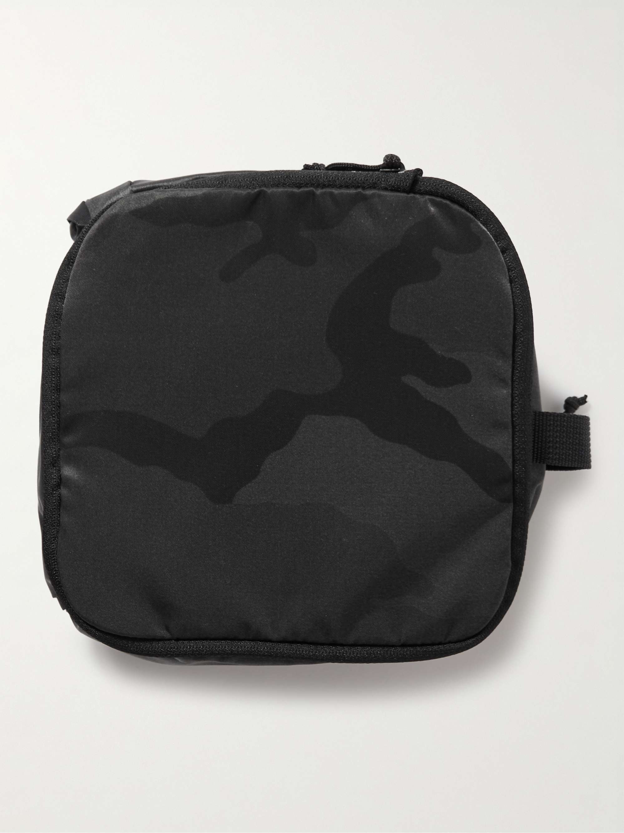 PORTER-YOSHIDA & CO Mesh-Trimmed Camouflage-Print Shell Pouch