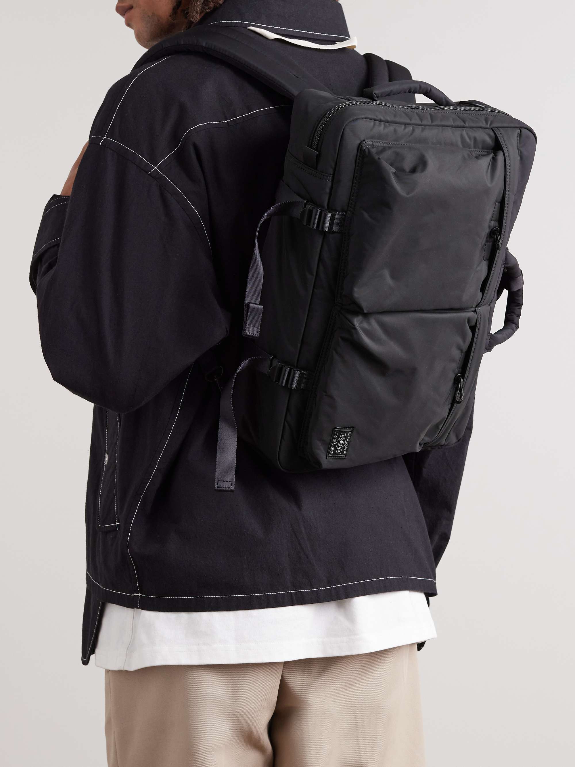 Senses 2Way Convertible Nylon Briefcase