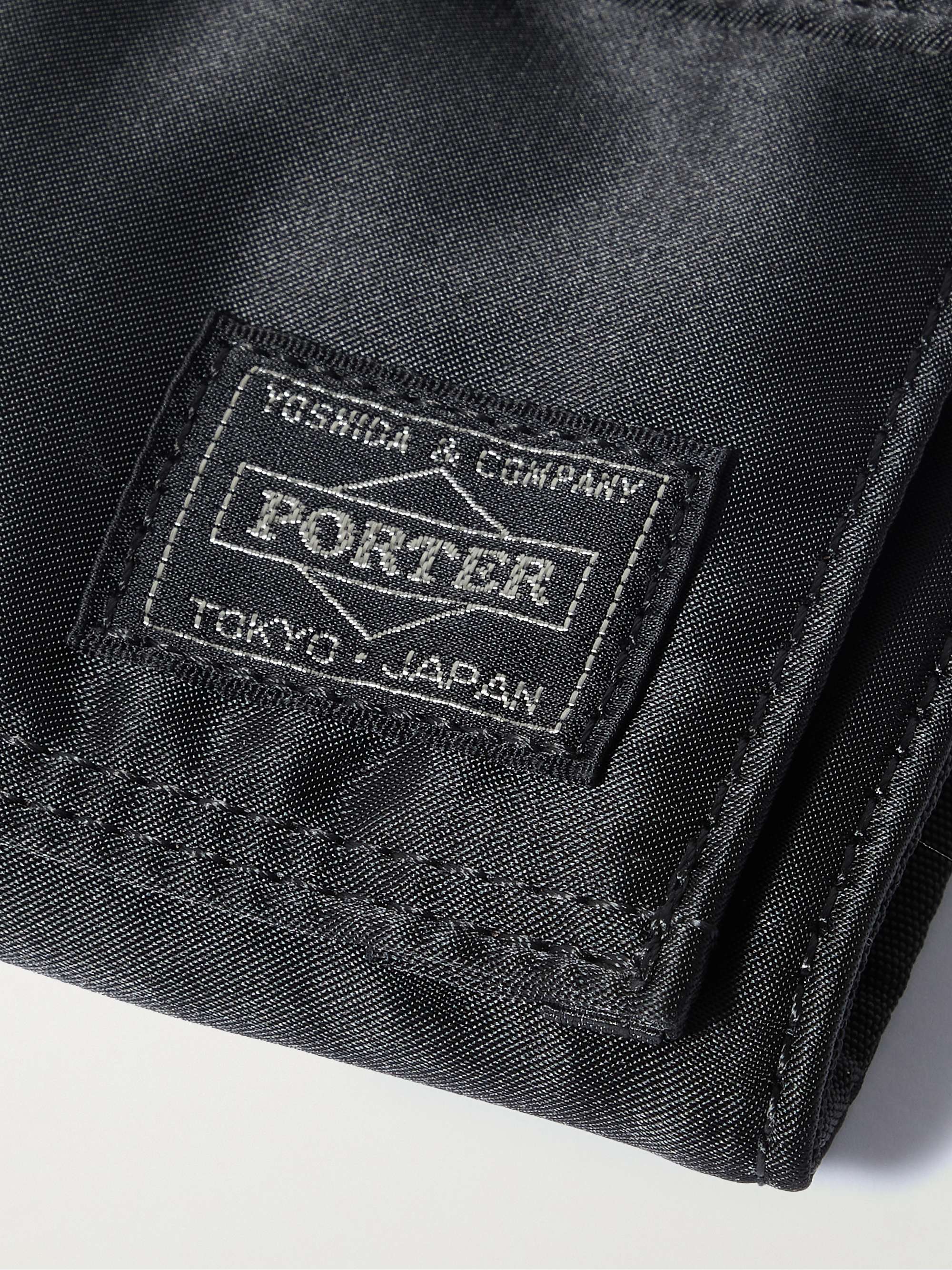 PORTER-YOSHIDA & CO Logo-Appliquéd Tanker Twill Wallet