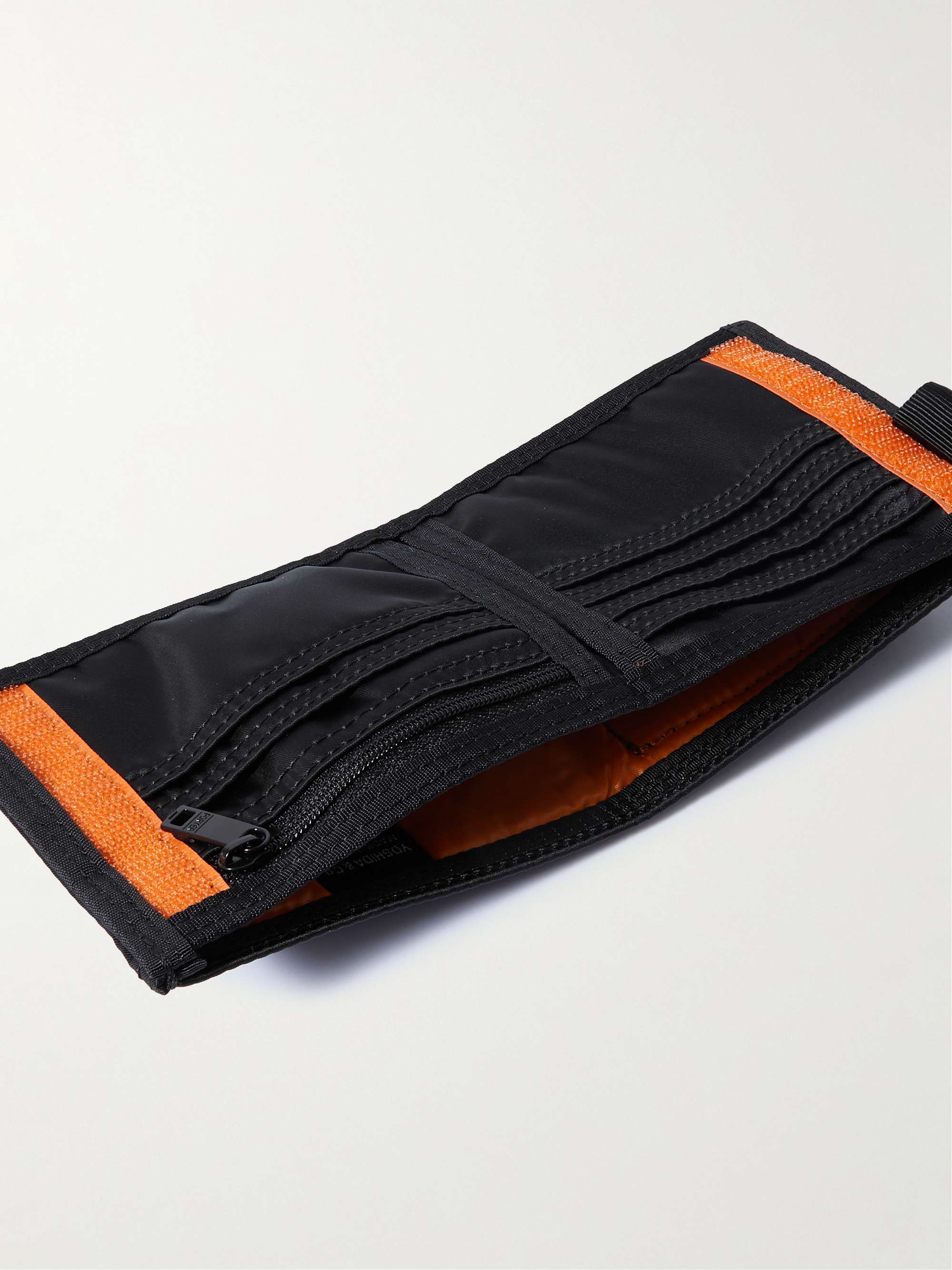 PORTER-YOSHIDA & CO Logo-Appliquéd Tanker Twill Wallet