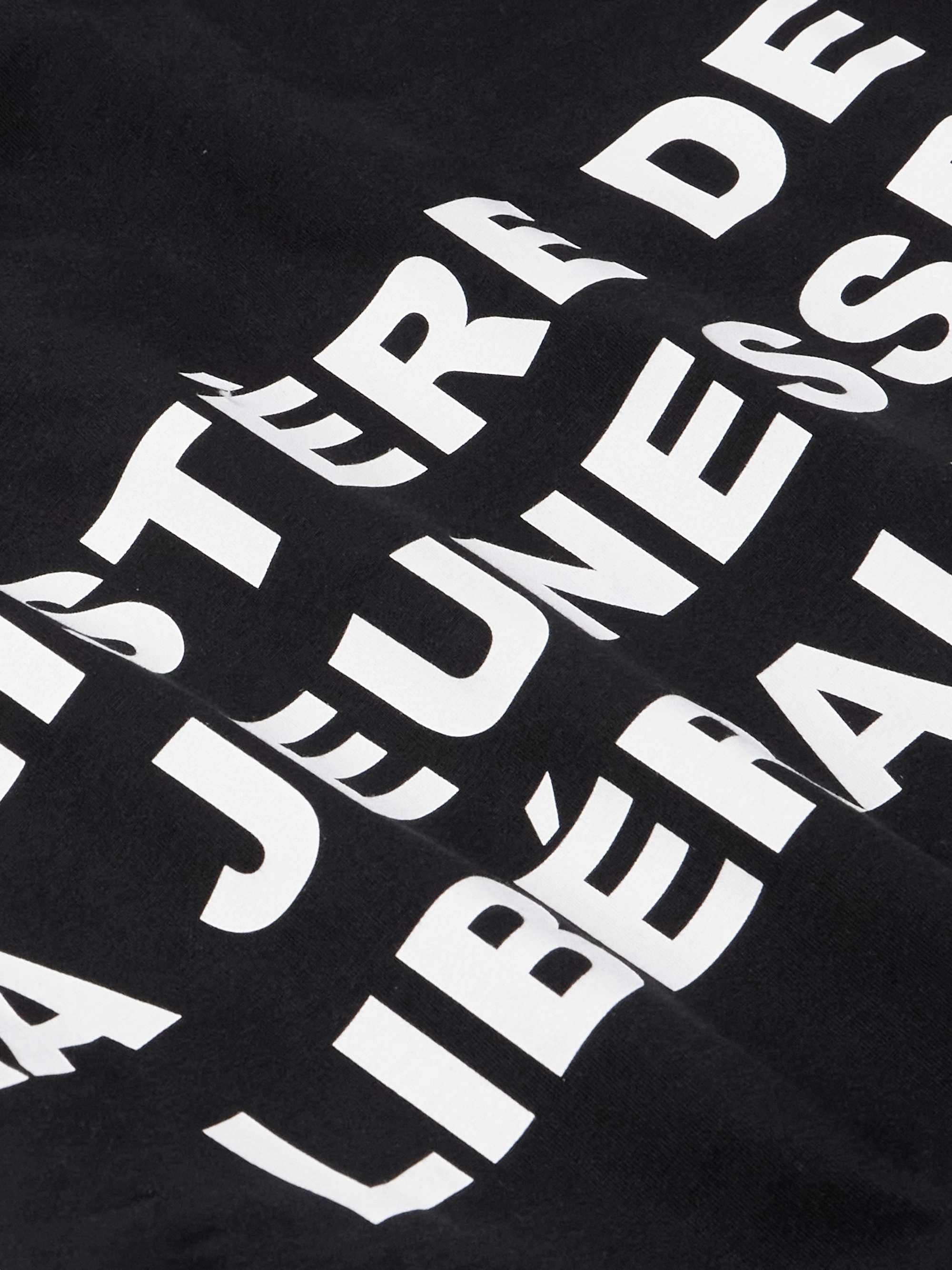 LIBERAL YOUTH MINISTRY Oversized Layered LogoPrint CottonJersey