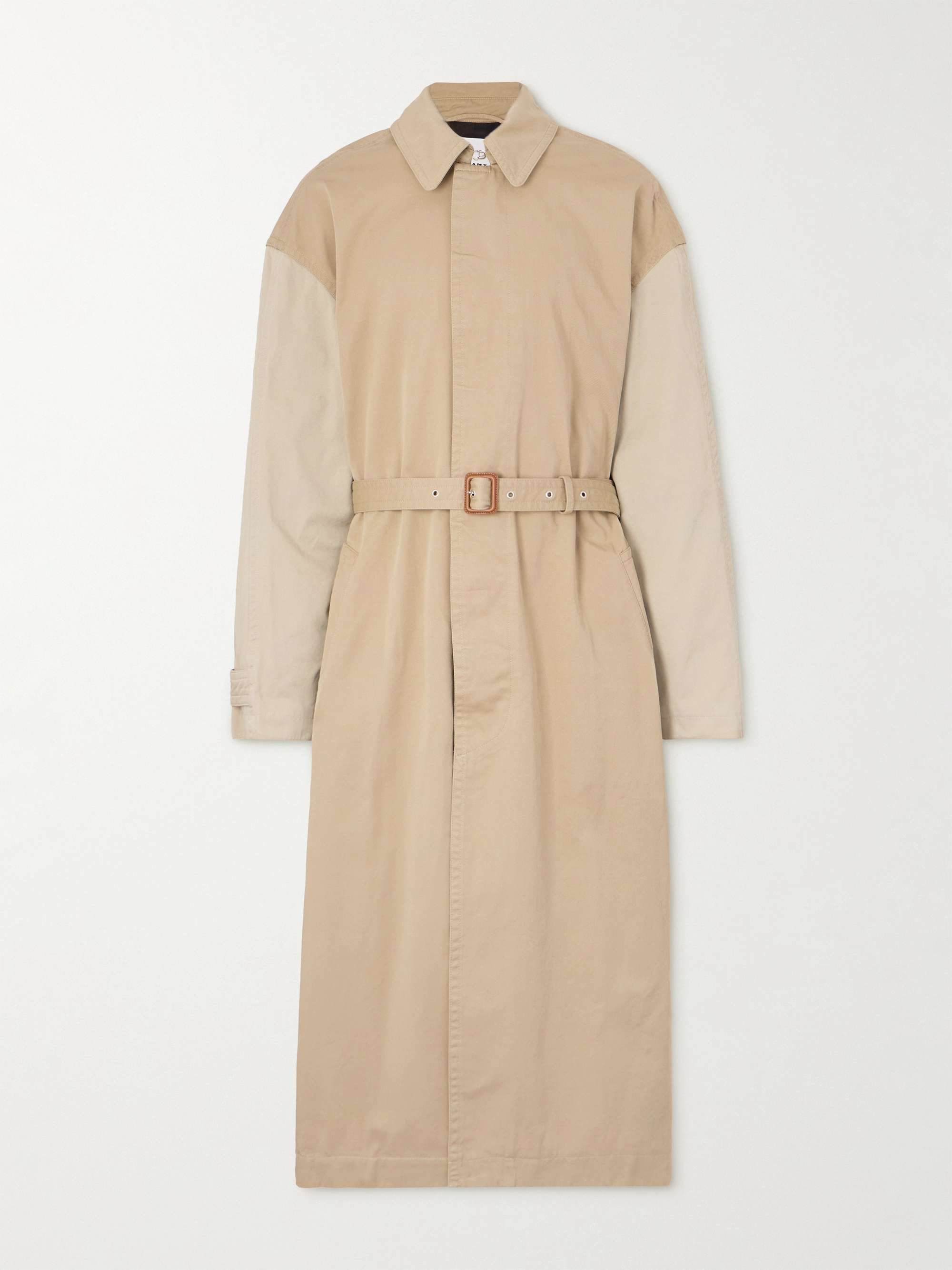 ISABEL MARANT Eisley Belted Cotton-Gabardine Trench Coat for Men | MR ...