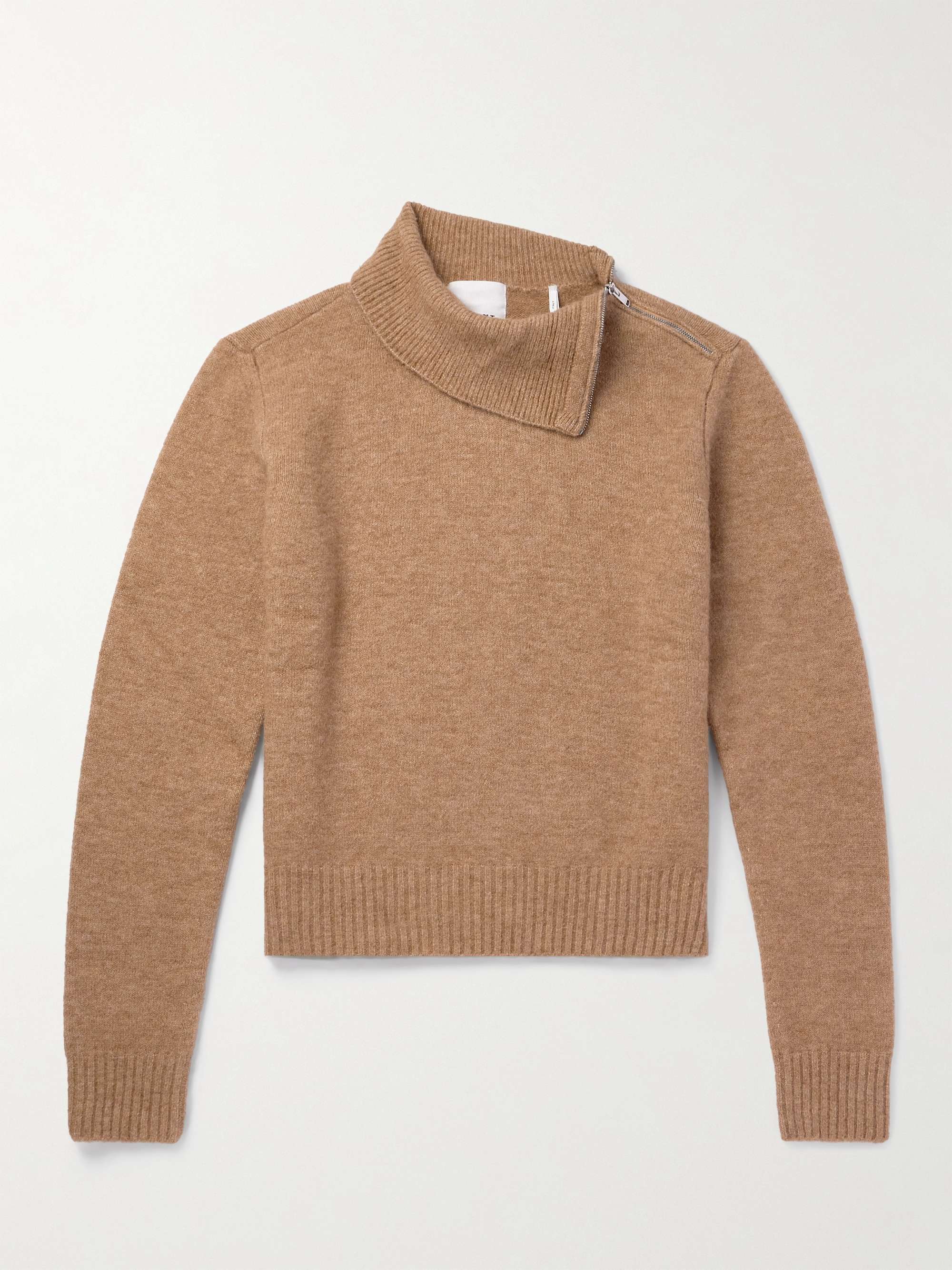 ISABEL MARANT Maverick Knitted Rollneck Sweater,Camel