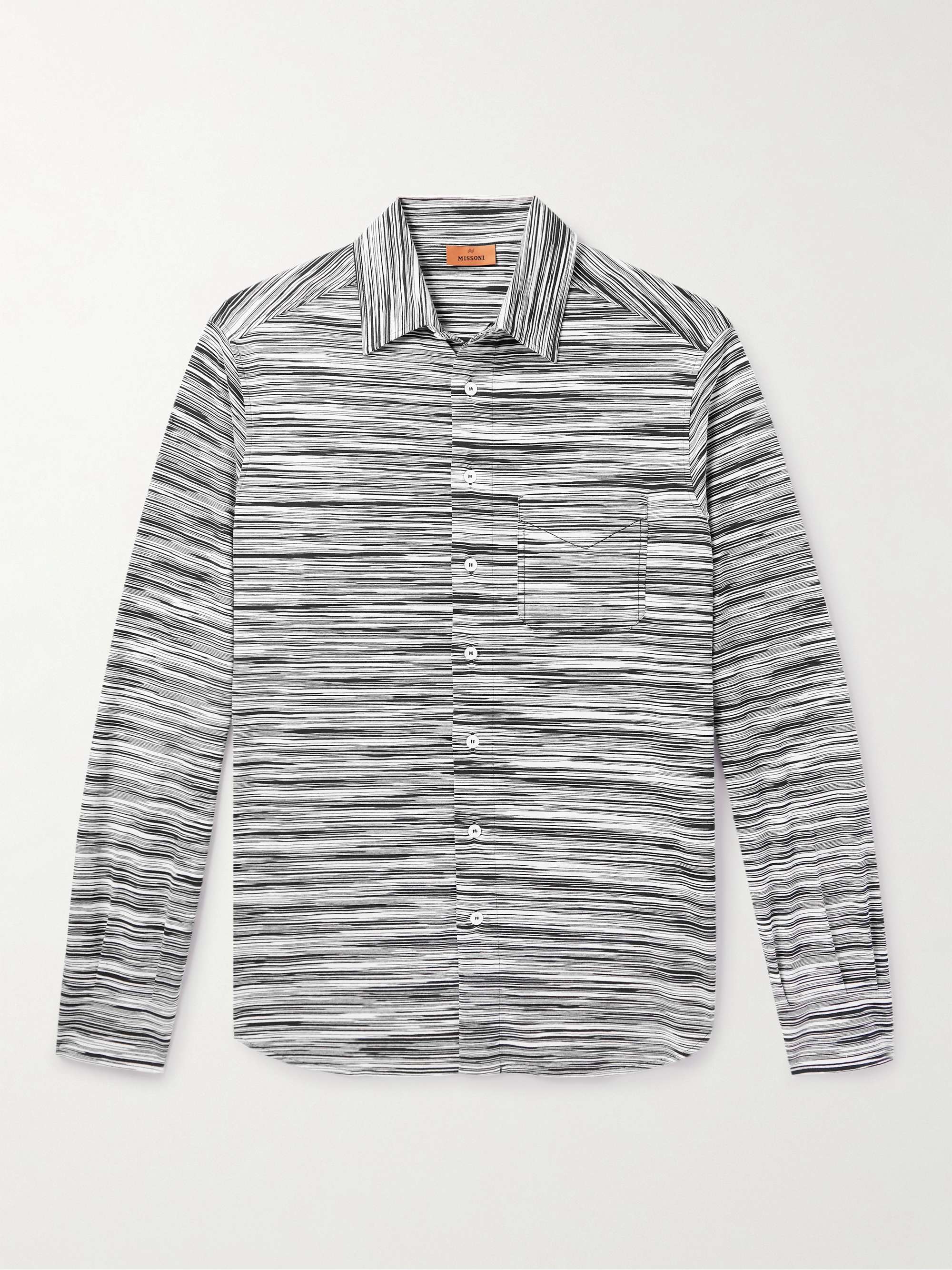 MISSONI Space-Dyed Cotton-Jersey Shirt for Men