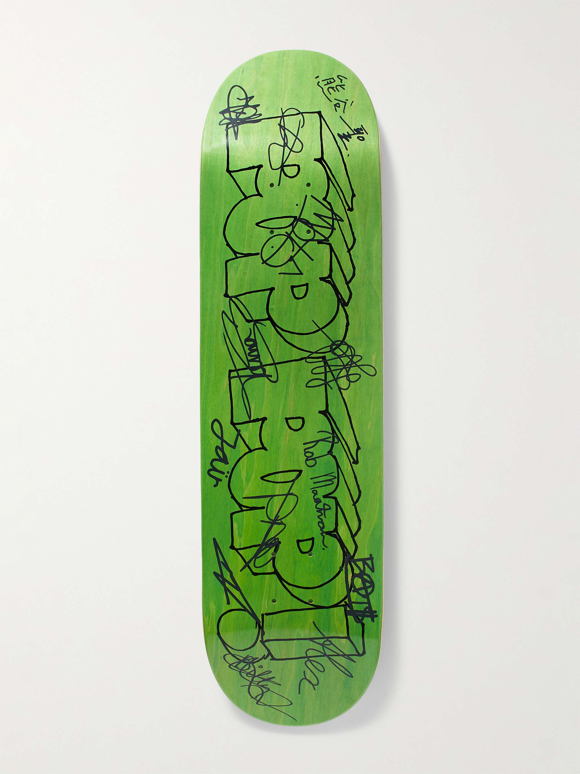 POP TRADING COMPANY + Paul Right Yeah Printed Skateboard | PORTER