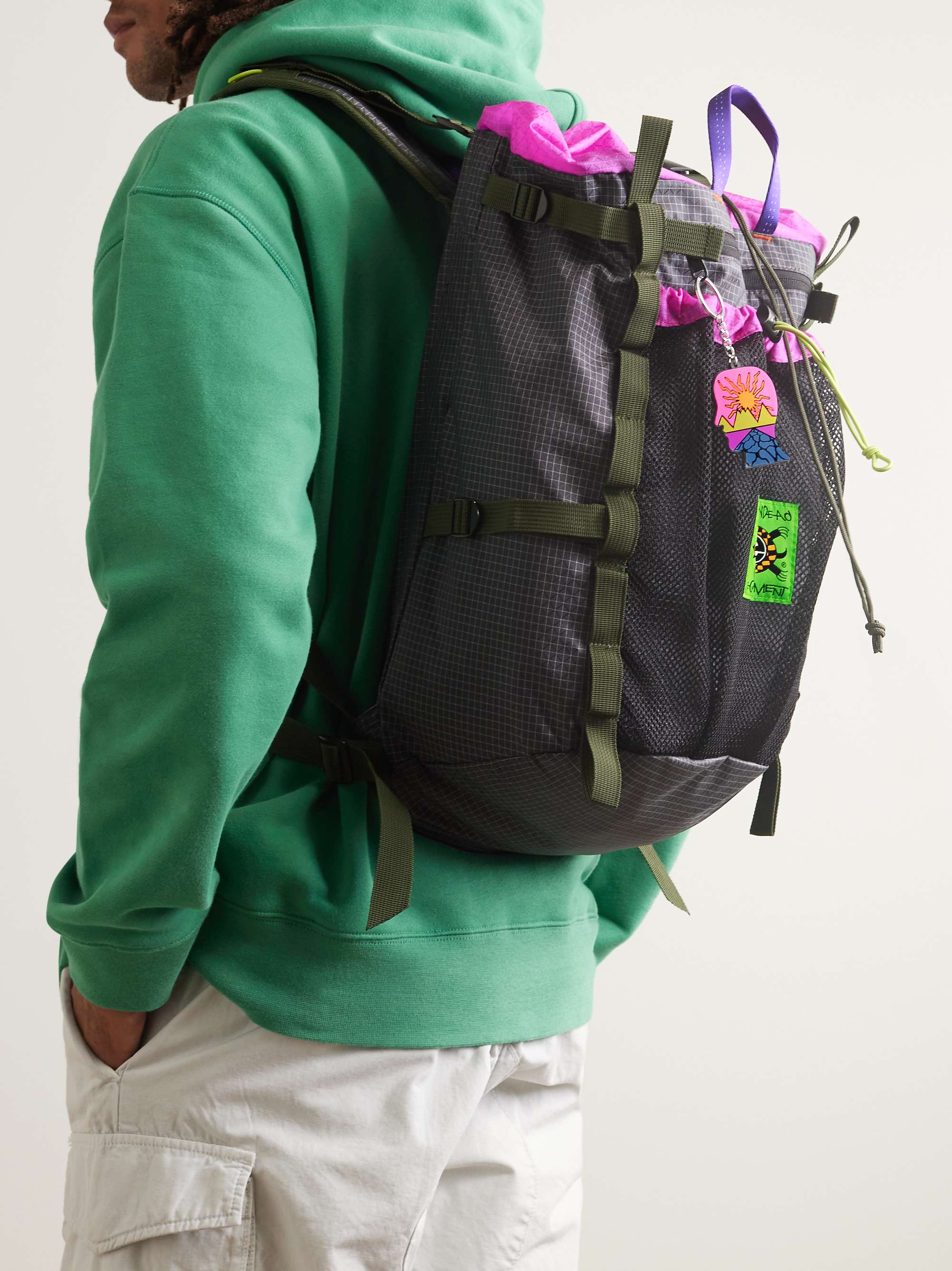 BRAIN DEAD Equipment Climbing MeshTrimmed ColourBlock Ripstop