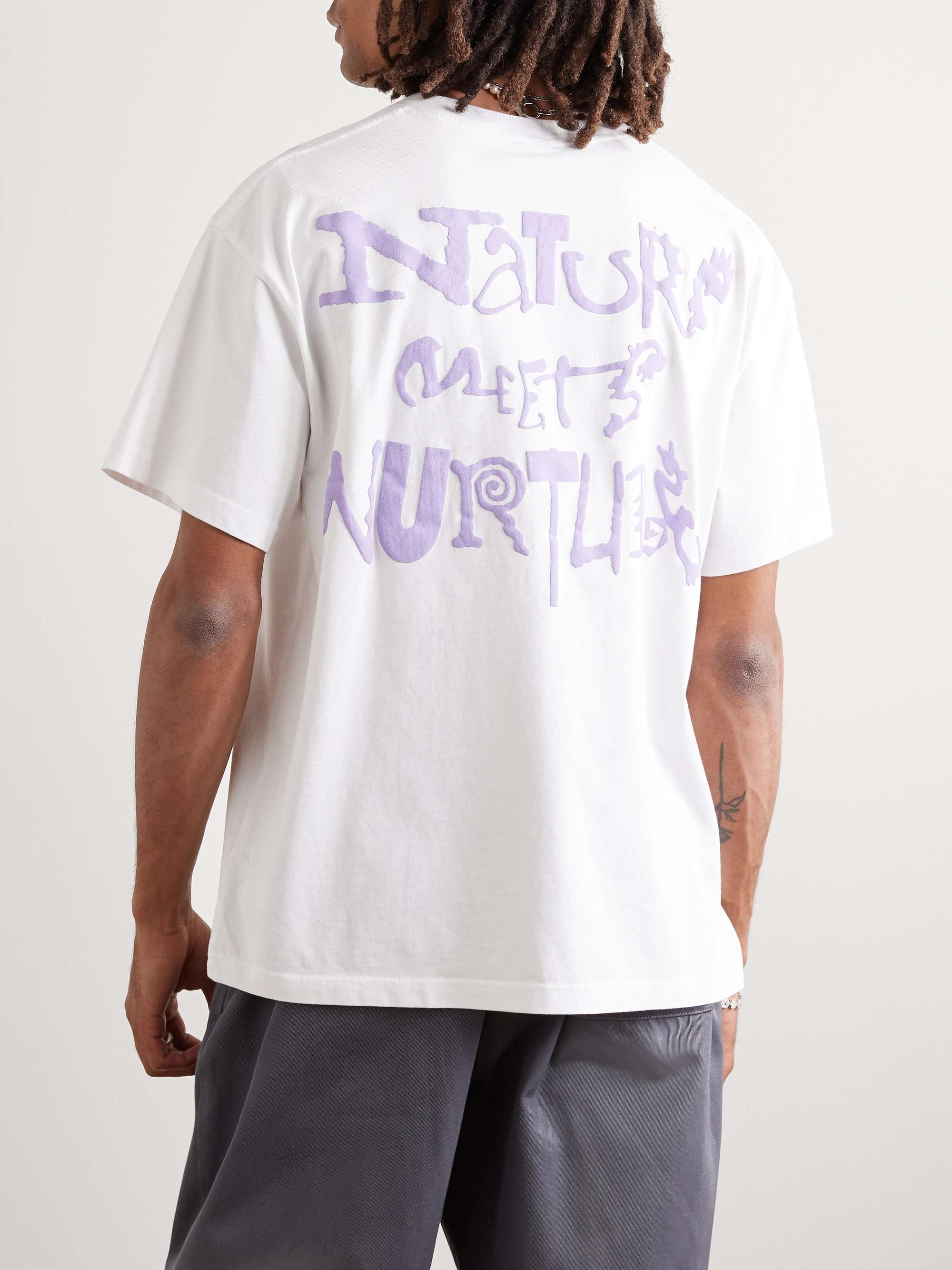 BRAIN DEAD Nature Nurture Printed Cotton-Jersey T-Shirt for Men | MR PORTER