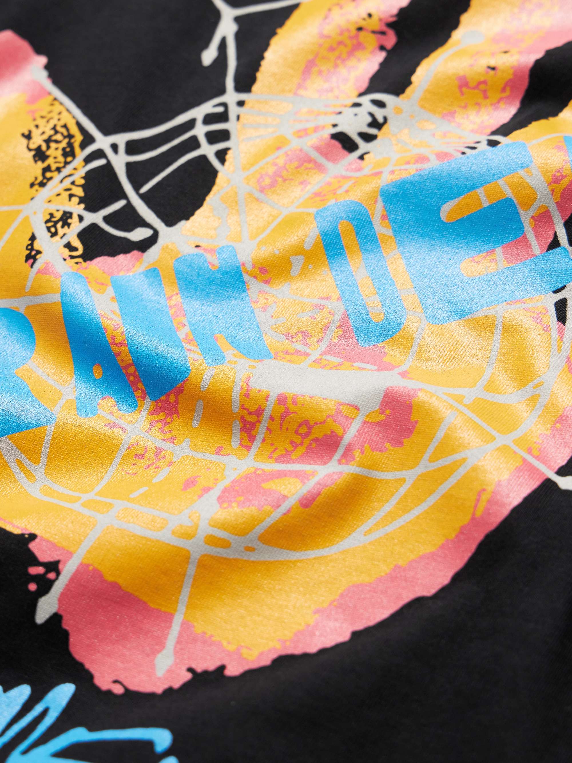 BRAIN DEAD Equiptment Mind Hand Printed Cotton-Jersey T-Shirt