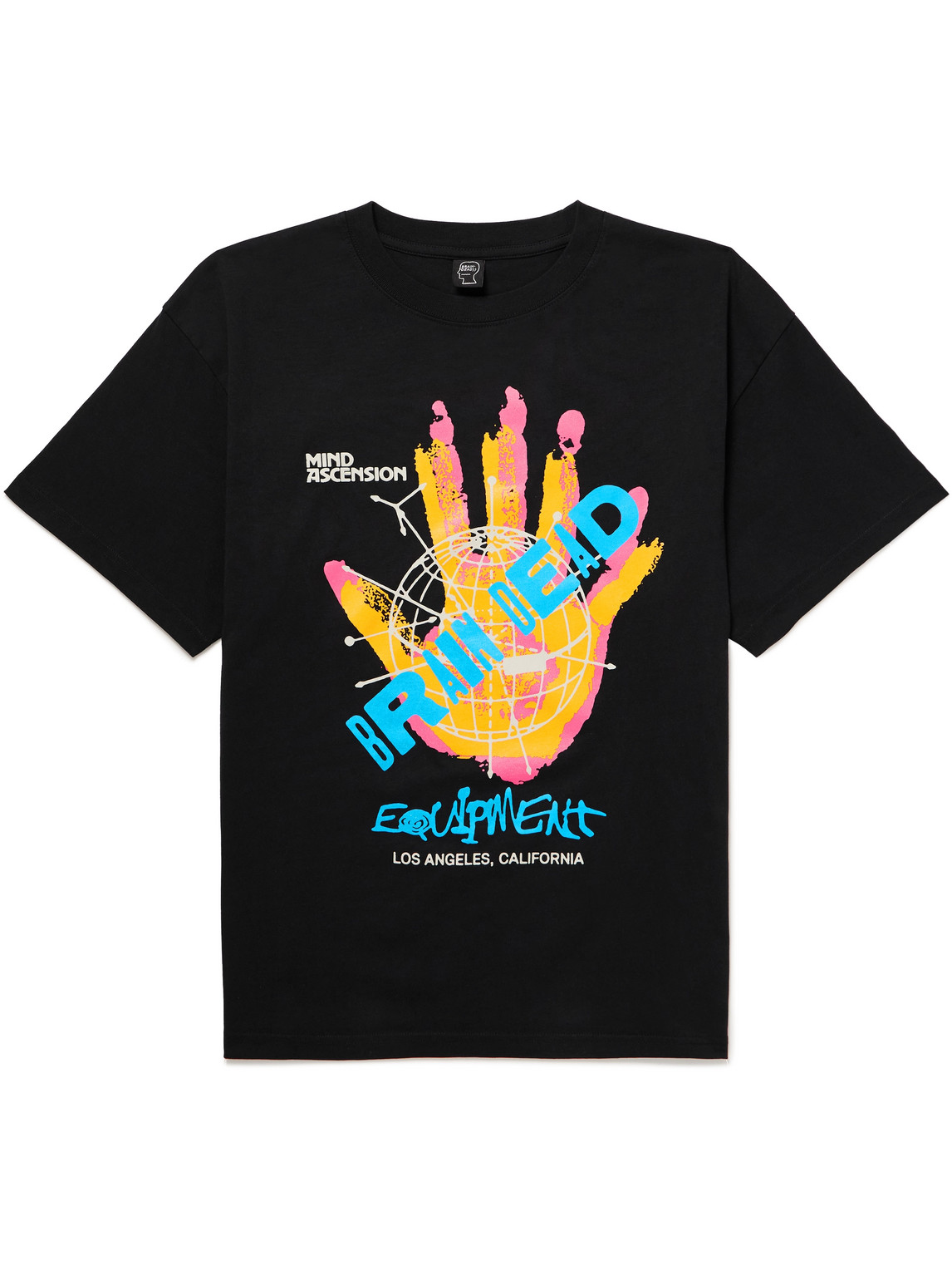 Equipment Mind Hand Printed Cotton-Jersey T-Shirt