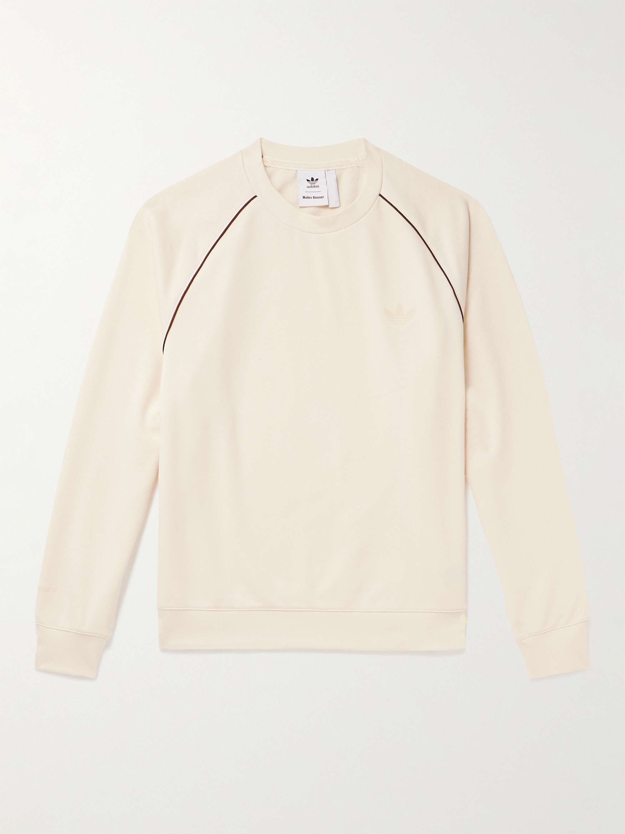 ADIDAS CONSORTIUM + Wales Bonner Logo-Embroidered Cotton-Blend Jersey  Sweatshirt for Men | MR PORTER