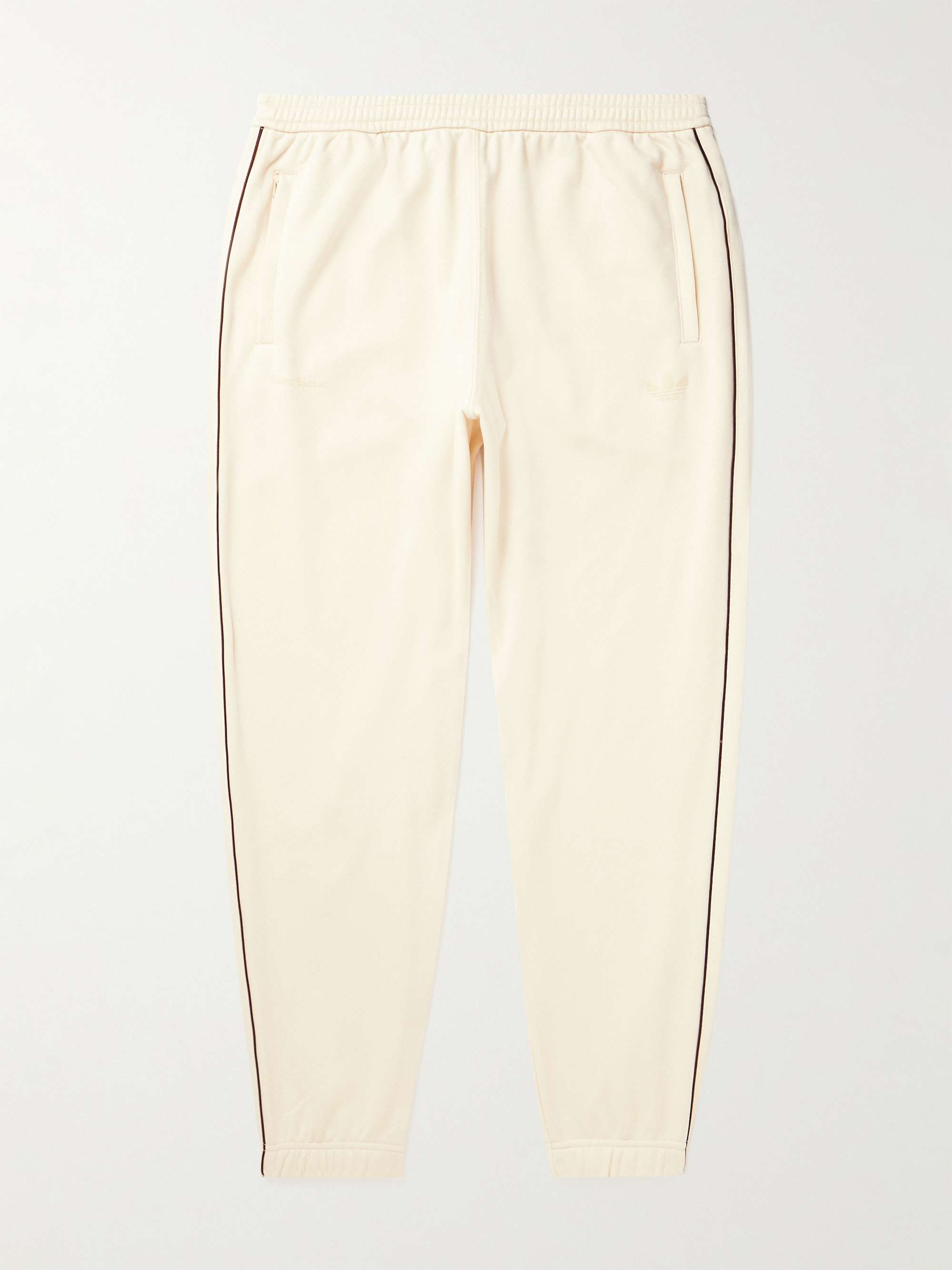Wales Bonner Logo Print Cotton Blend Jersey Sweatpants