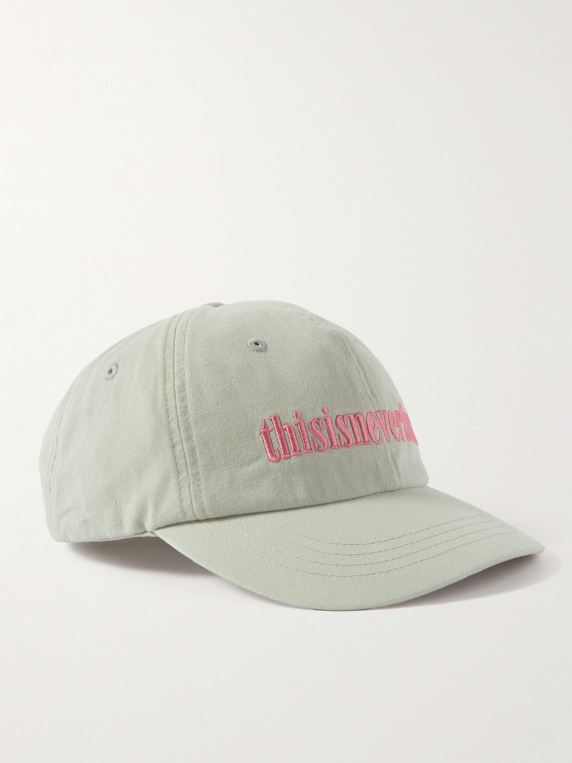 THISISNEVERTHAT Onyx LogoEmbroidered Baseball Cap for Men MR PORTER