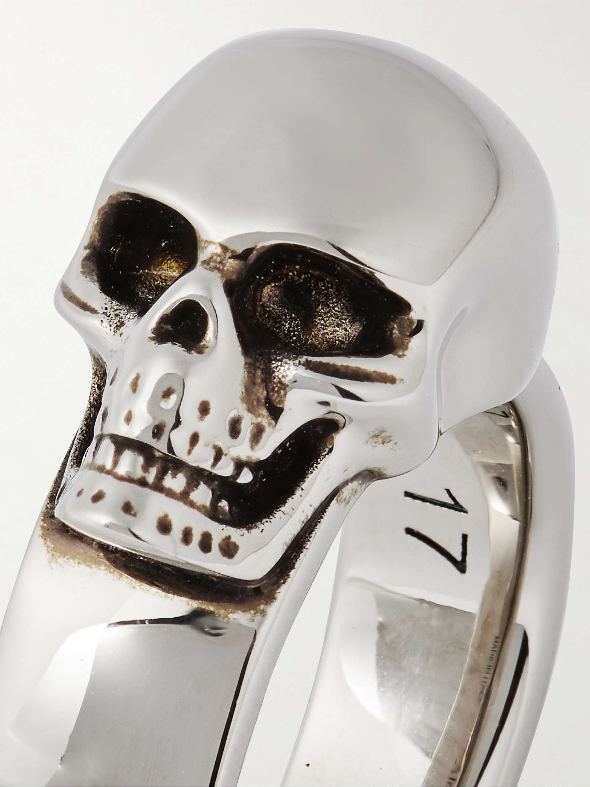 ALEXANDER MCQUEEN Silver-Tone Ring