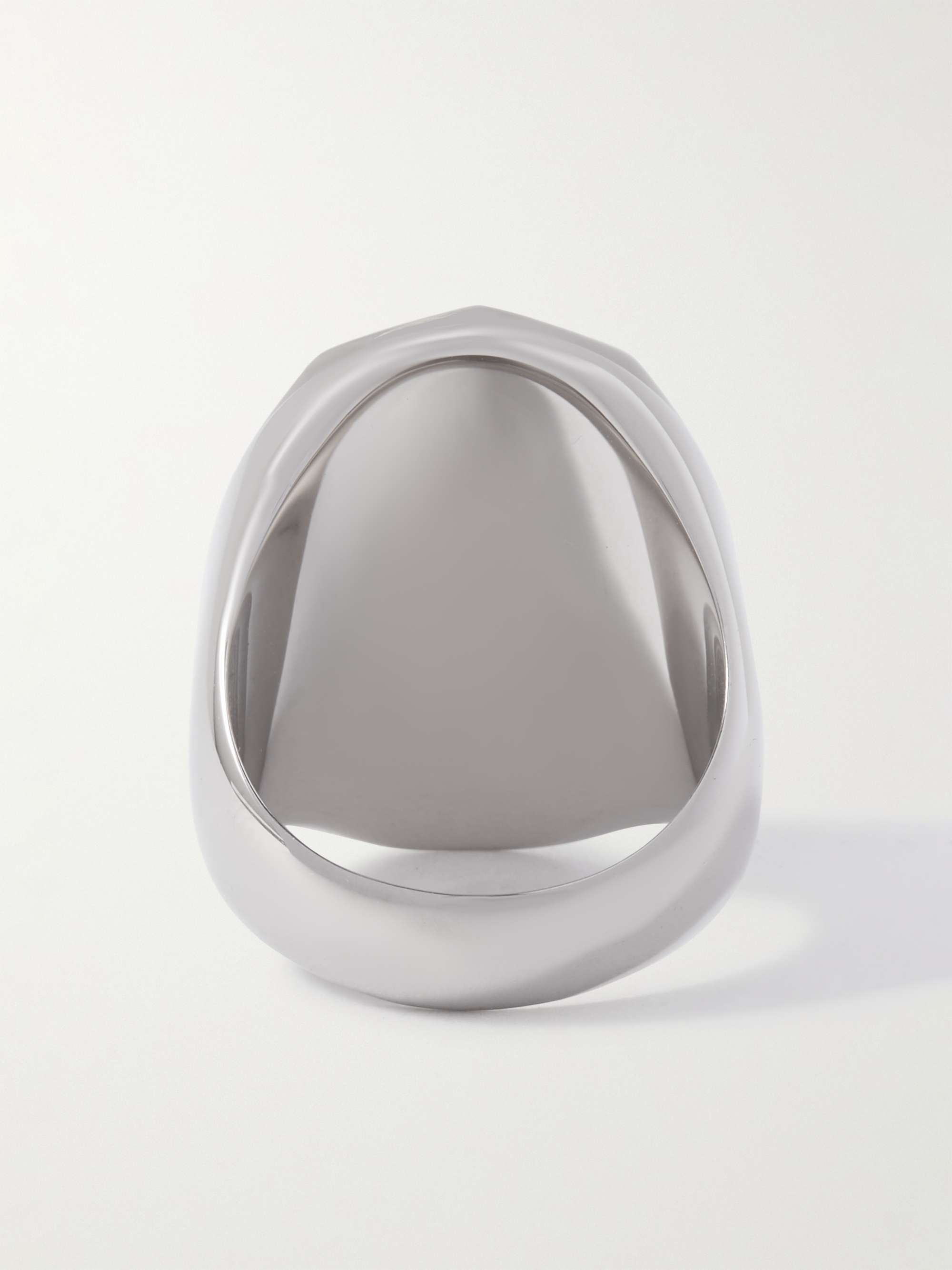 ALEXANDER MCQUEEN Silver-Tone Ring