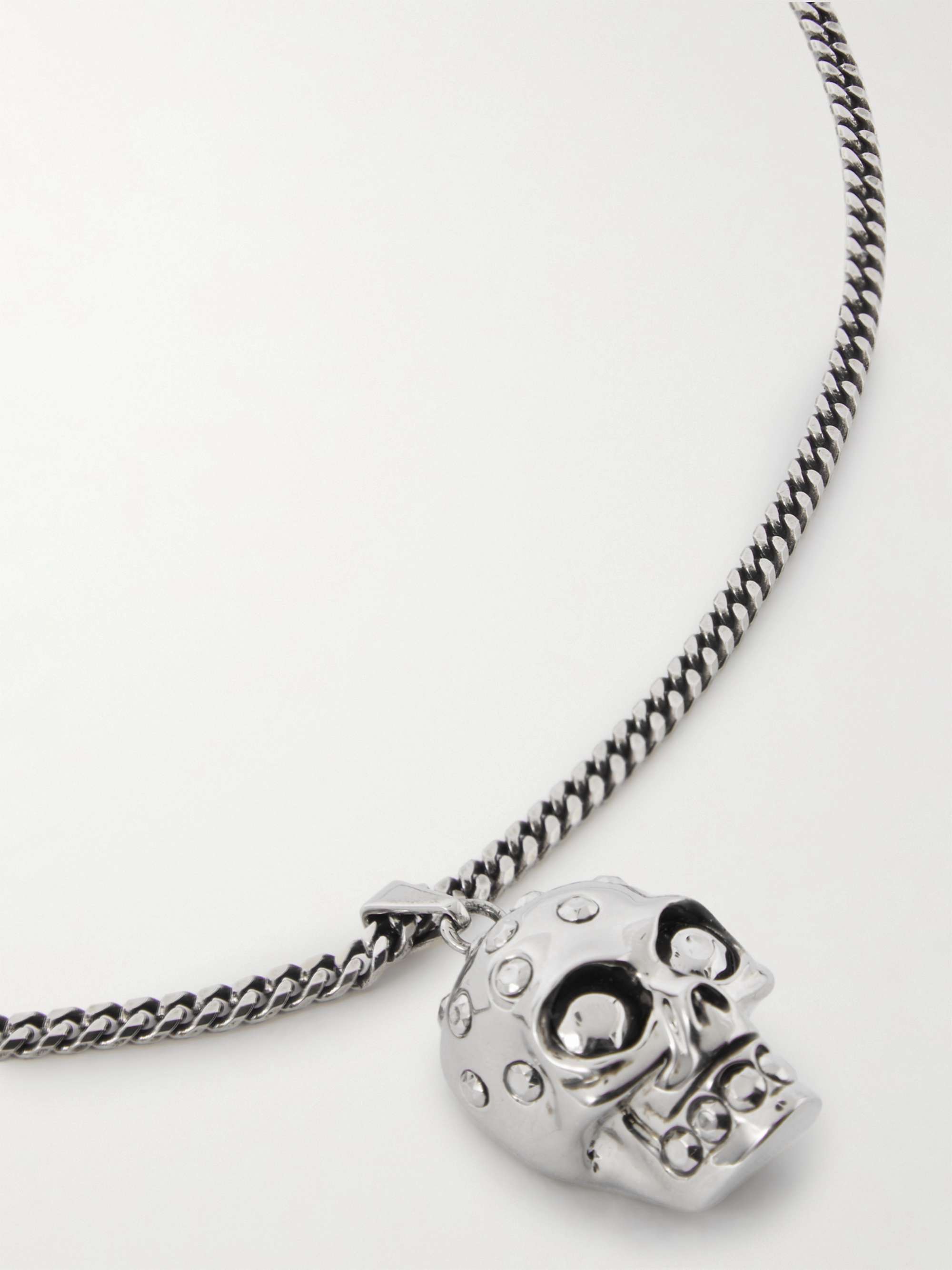 Alexander Mcqueen Skull & Chain Necklace