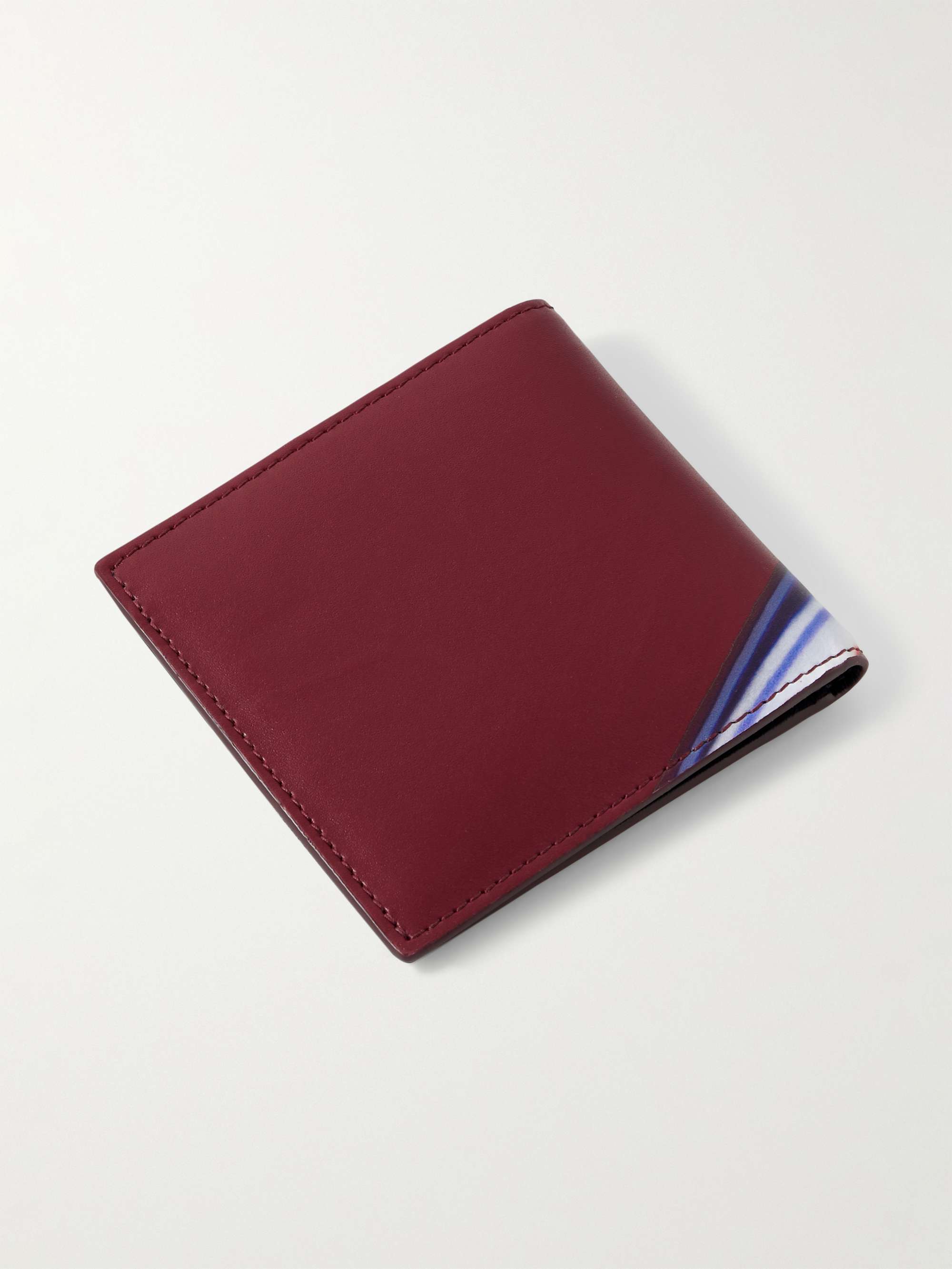 ALEXANDER MCQUEEN Printed Leather Billfold Wallet