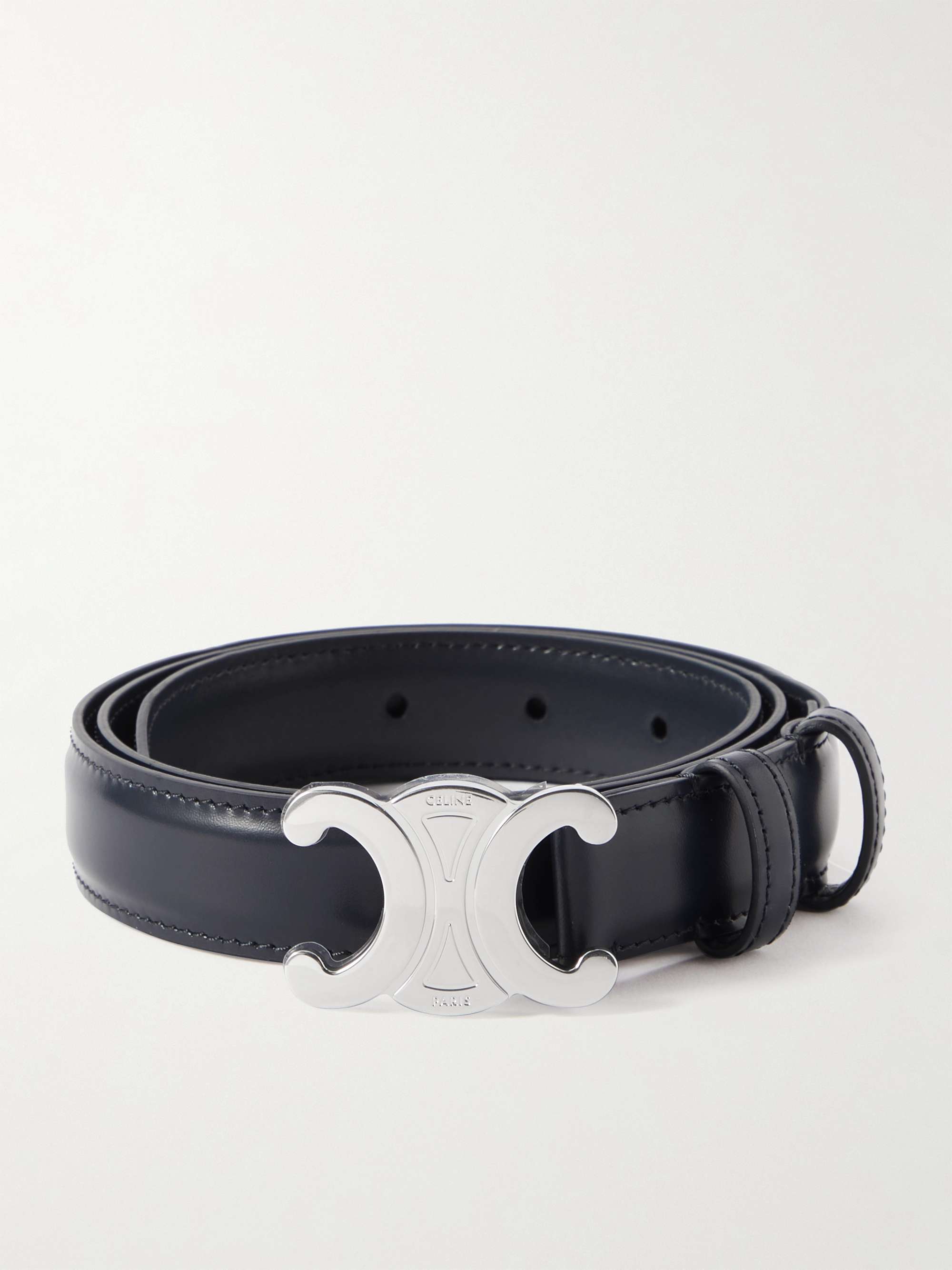 Celine Homme Triomphe Leather Belt